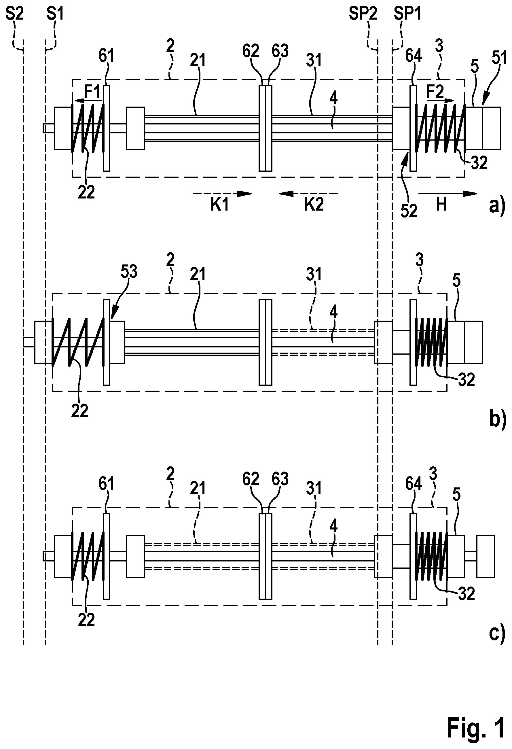 Patent US11815072 Figure 1 – Thermal actuator arrangement having improved reset time