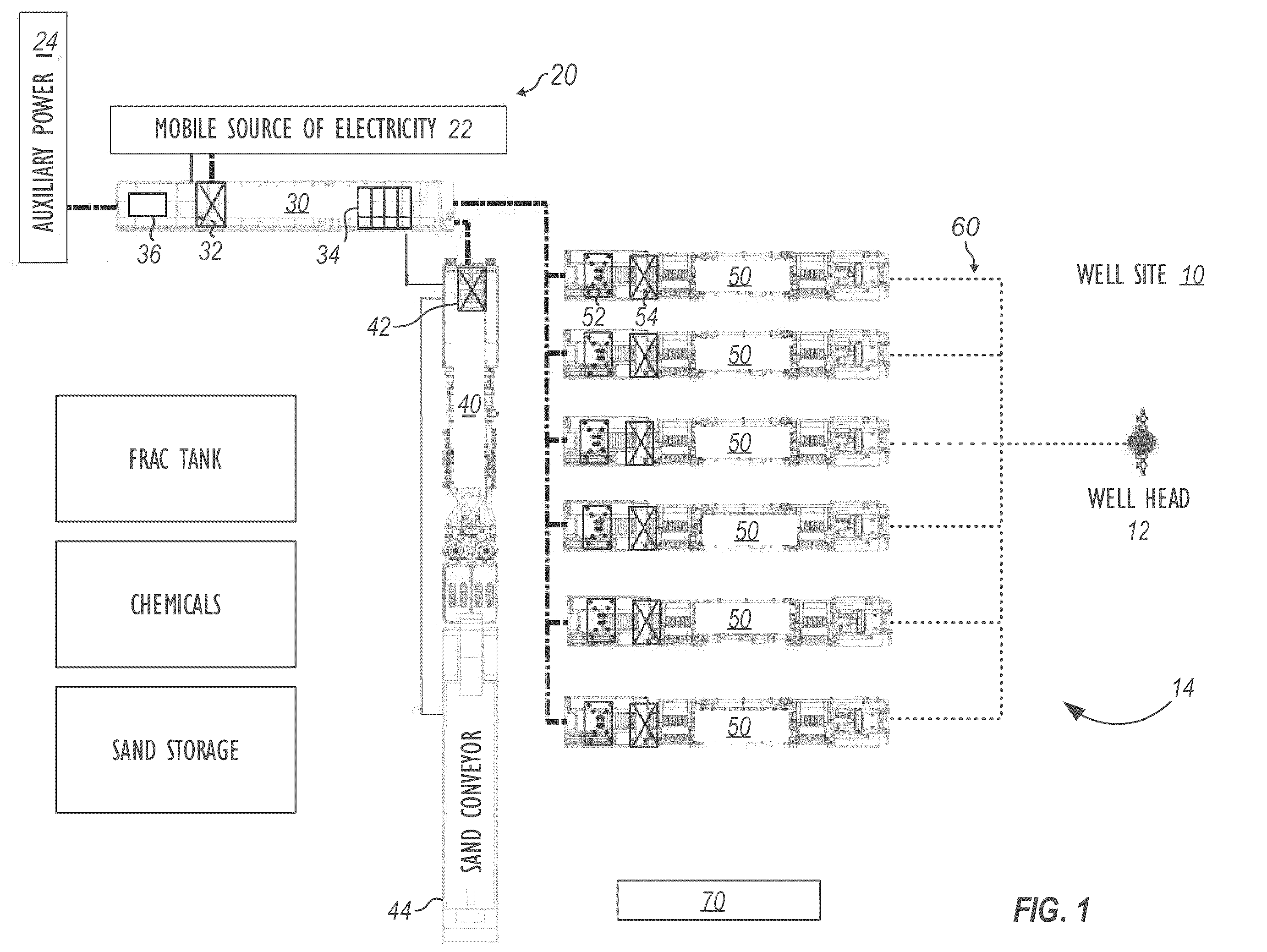 Patent US11815076 Figure 1 – Engagement and disengagement with external gear box style pumps