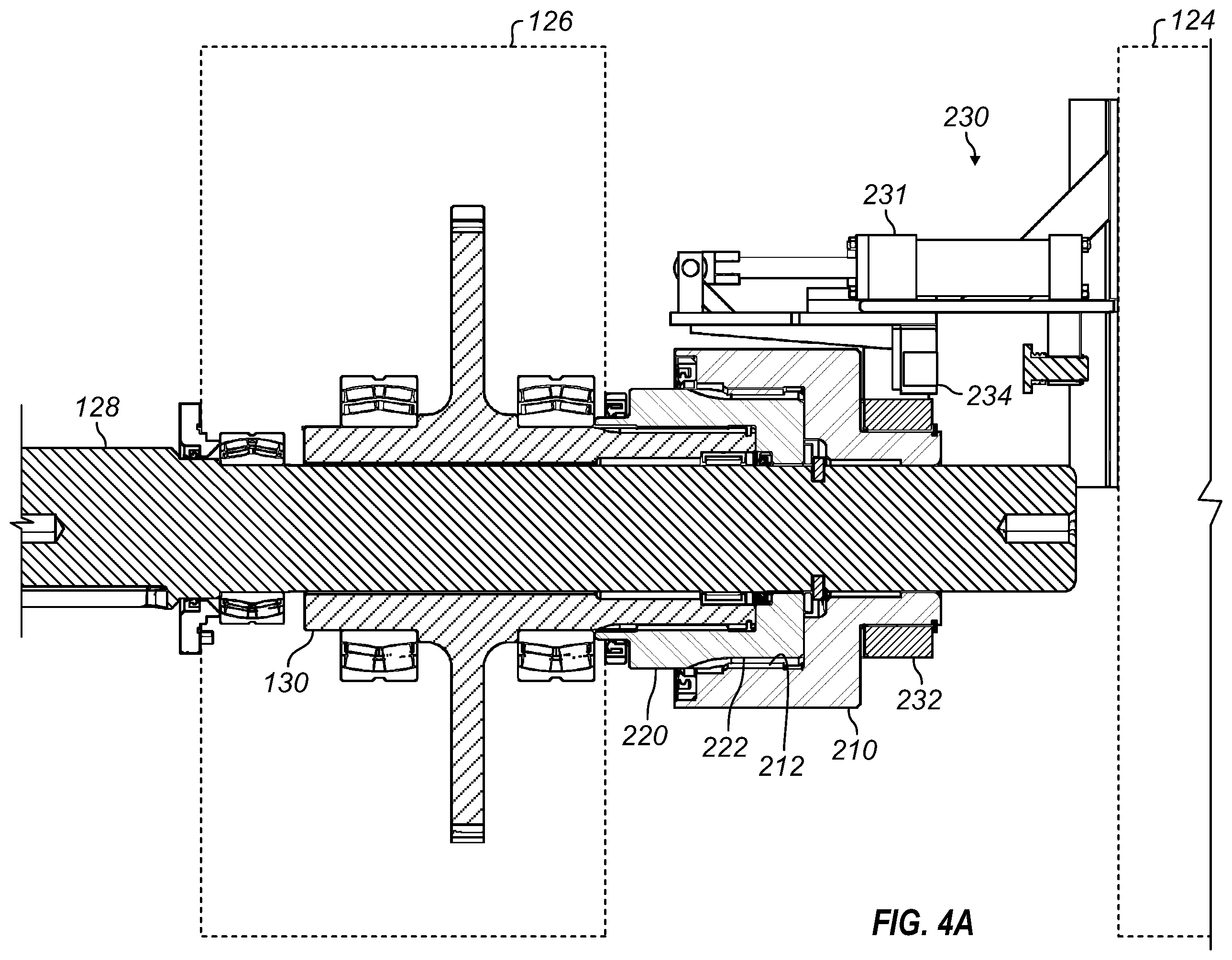 Patent US11815076 Figure 5 – Engagement and disengagement with external gear box style pumps