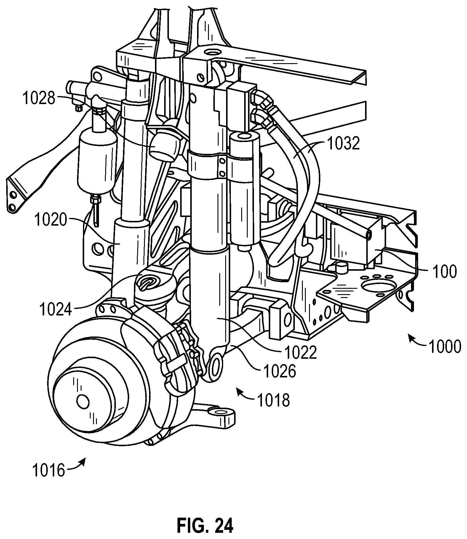 Patent US11815078 Figure 19 – Reciprocating piston pump comprising a housing defining a first chamber and a second chamber cooperating with a first piston and a second piston to define a third chamber and a fourth chamber