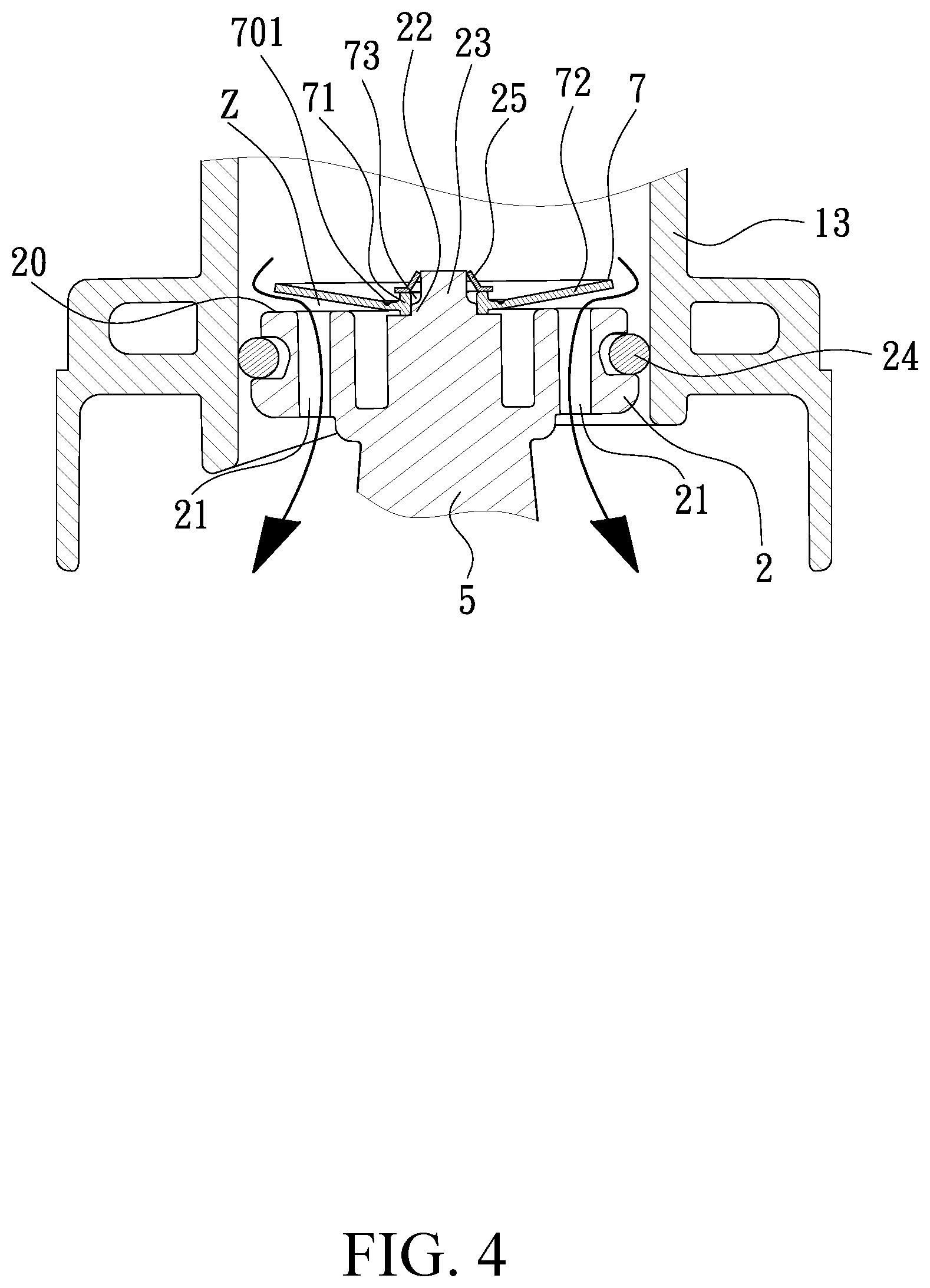 Patent US11815080 Figure 4 – Piston of cylinder of air compressor