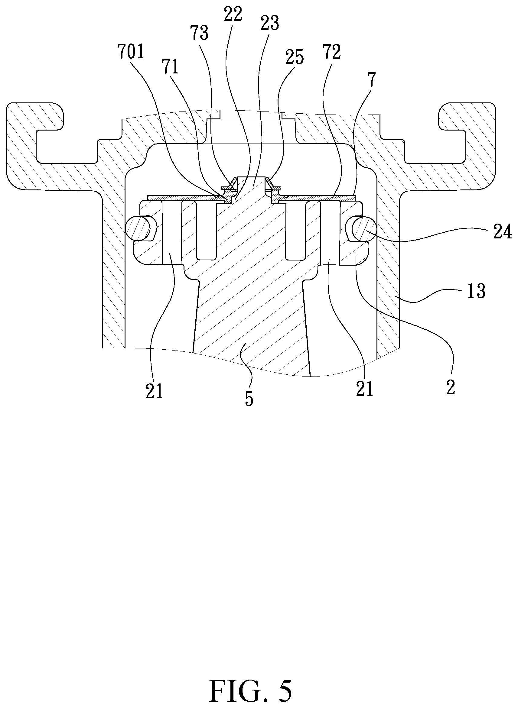 Patent US11815080 Figure 5 – Piston of cylinder of air compressor