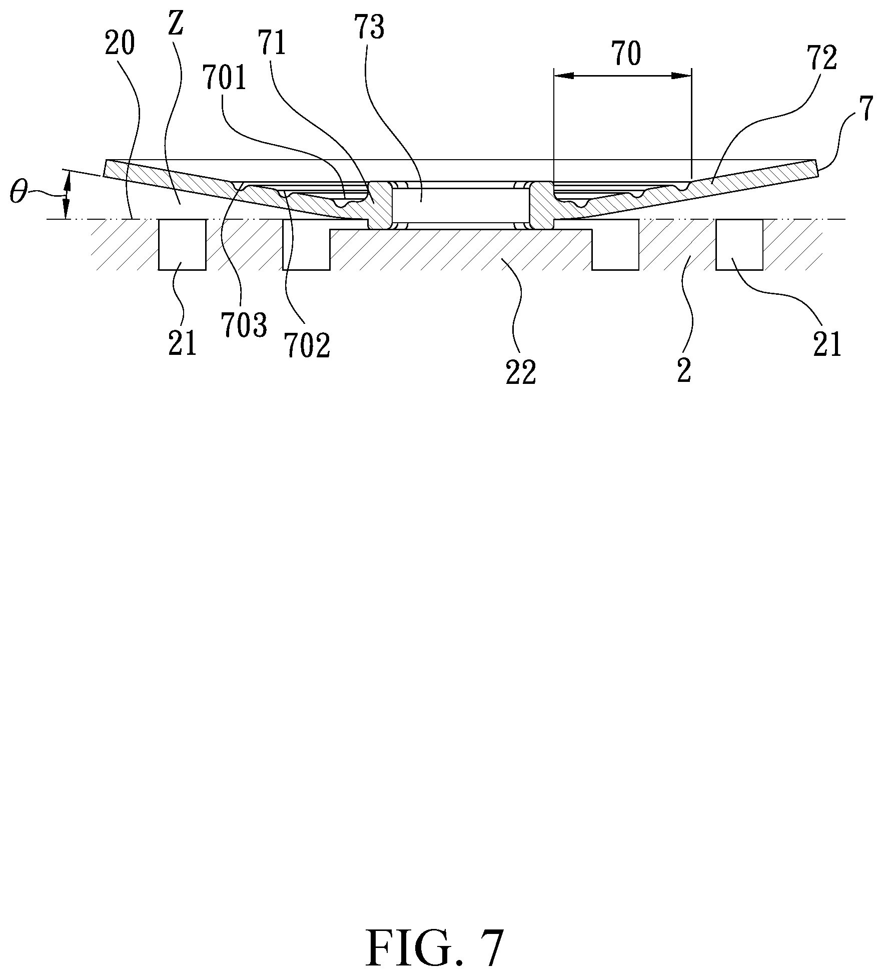 Patent US11815080 Figure 7 – Piston of cylinder of air compressor