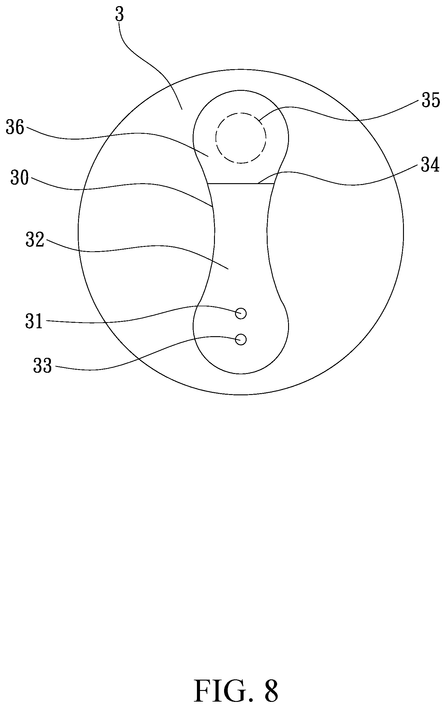 Patent US11815080 Figure 8 – Piston of cylinder of air compressor