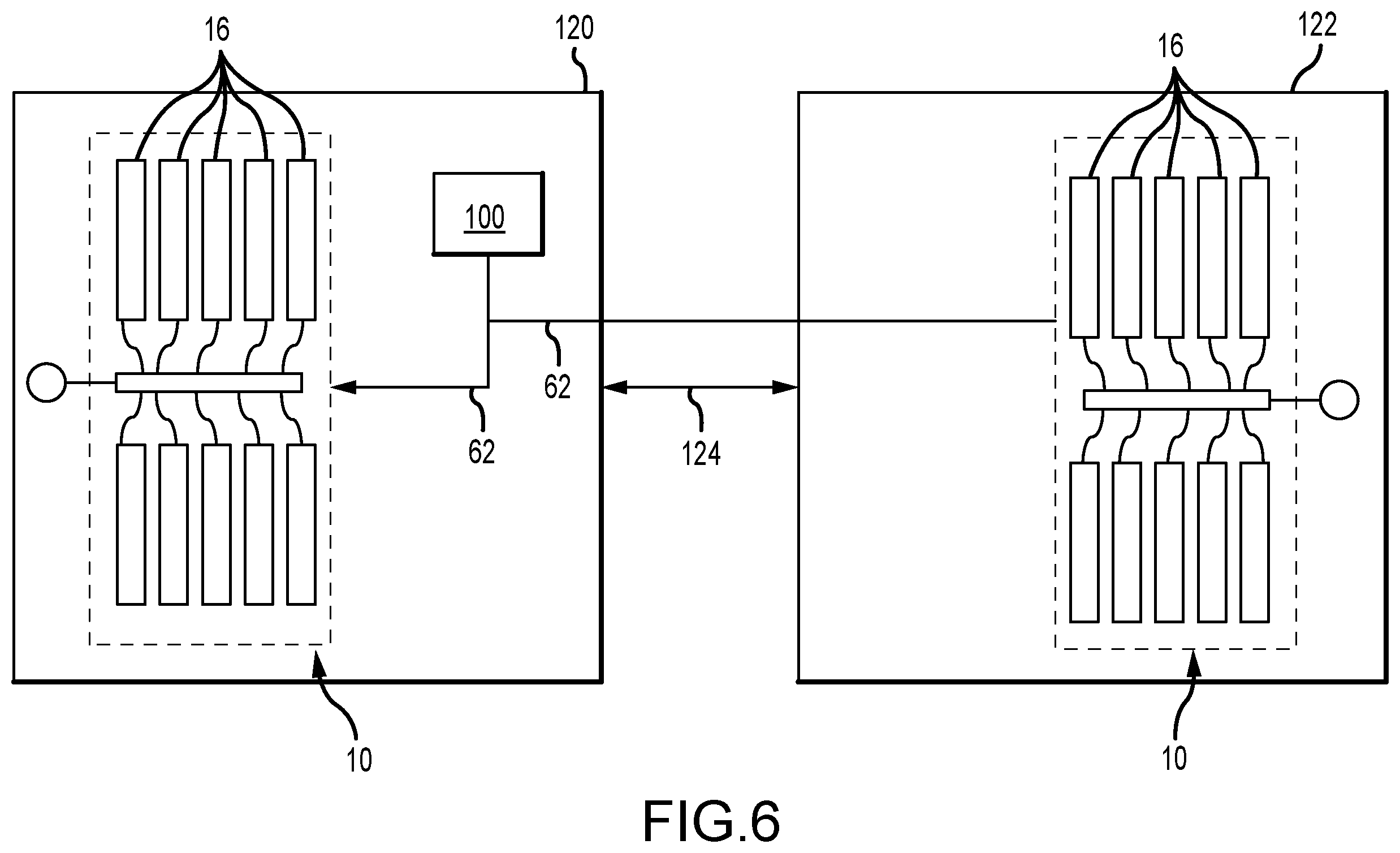 Patent US11815082 Figure 6 – Constant voltage power distribution system for use with an electric hydraulic fracturing system