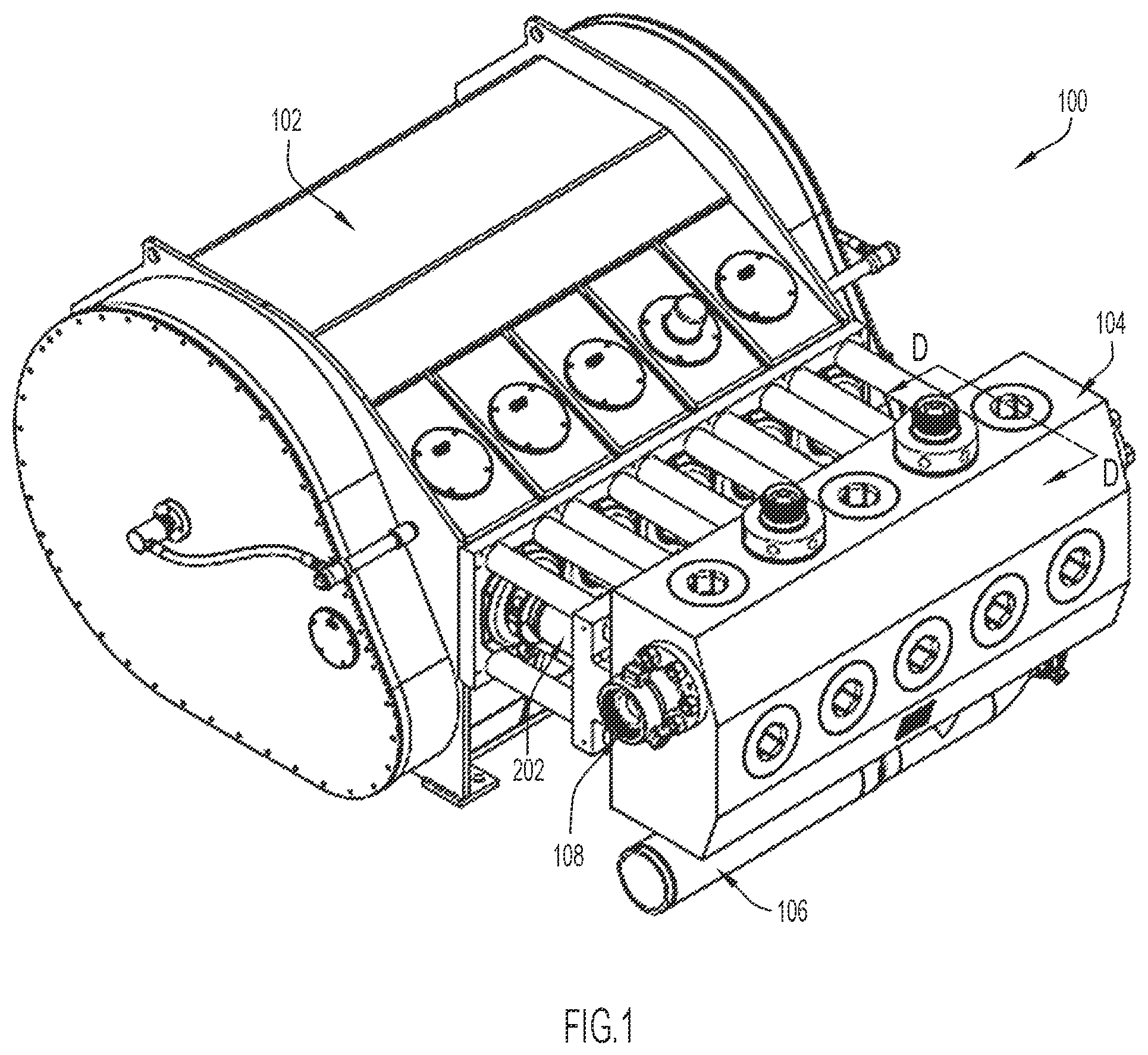 Patent US11815088 Figure 1 – Tension applying assembly for fluid end