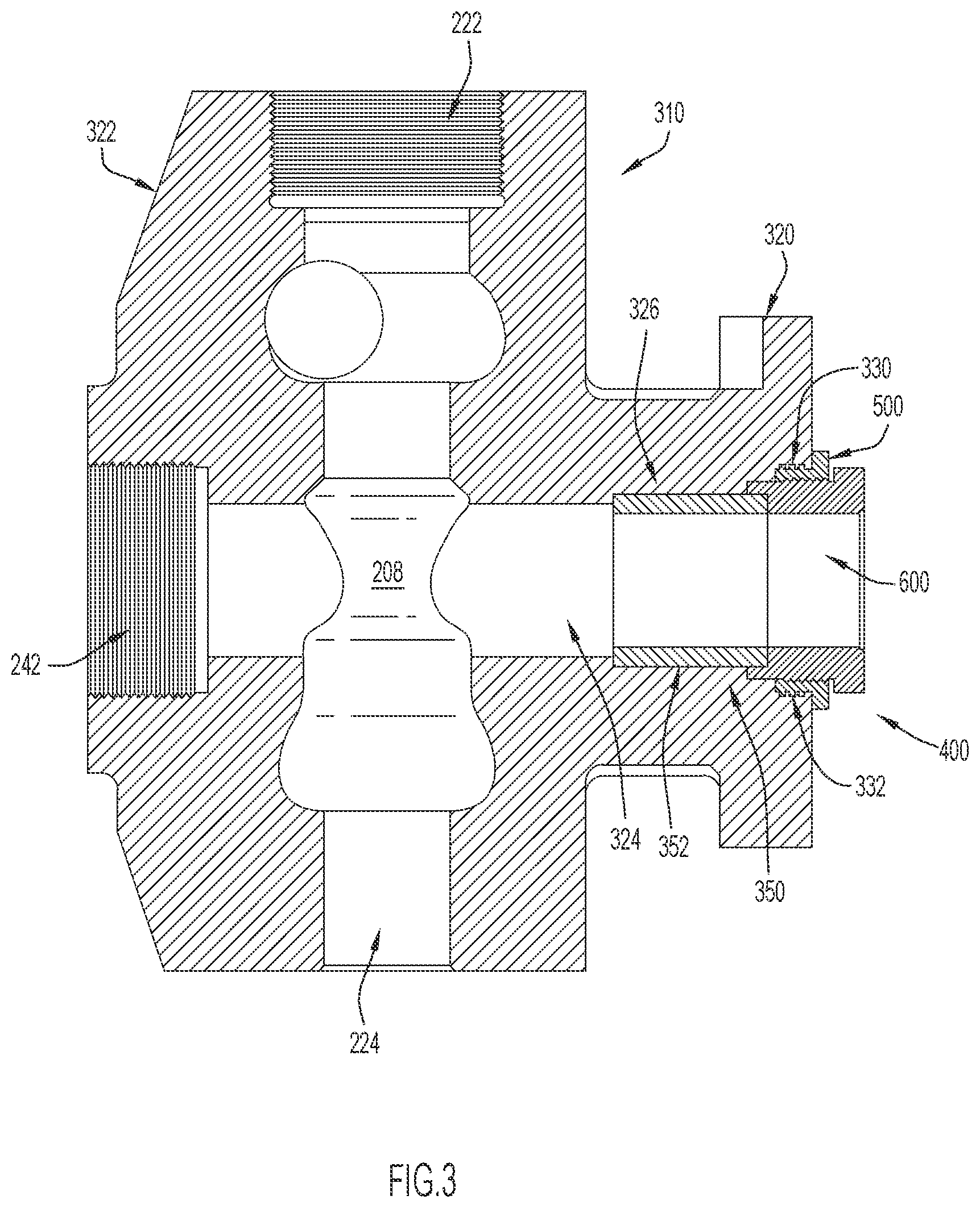 Patent US11815088 Figure 3 – Tension applying assembly for fluid end