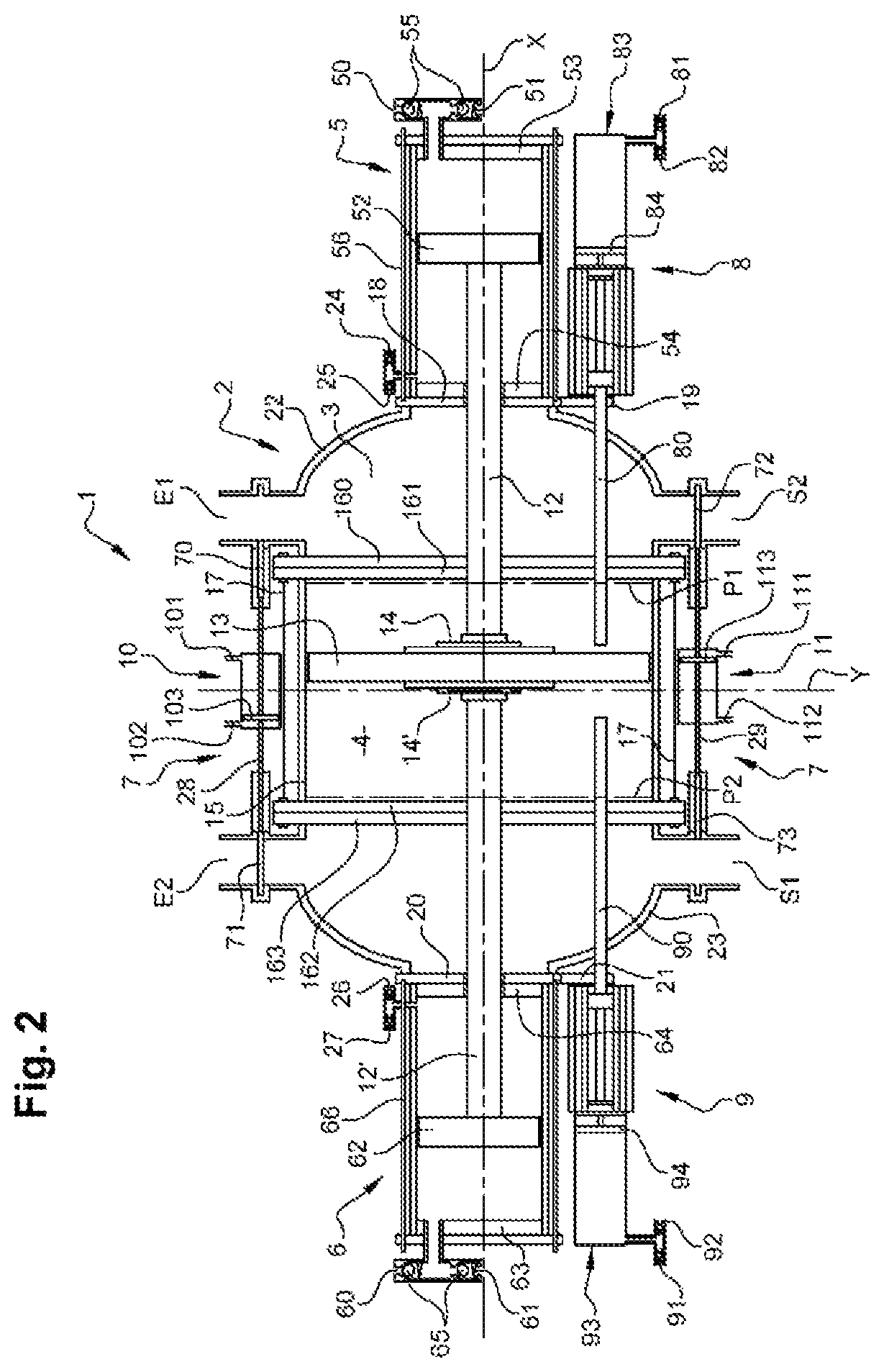 Patent US11815089 Figure 2 – Pumping system and fluid delivery installation