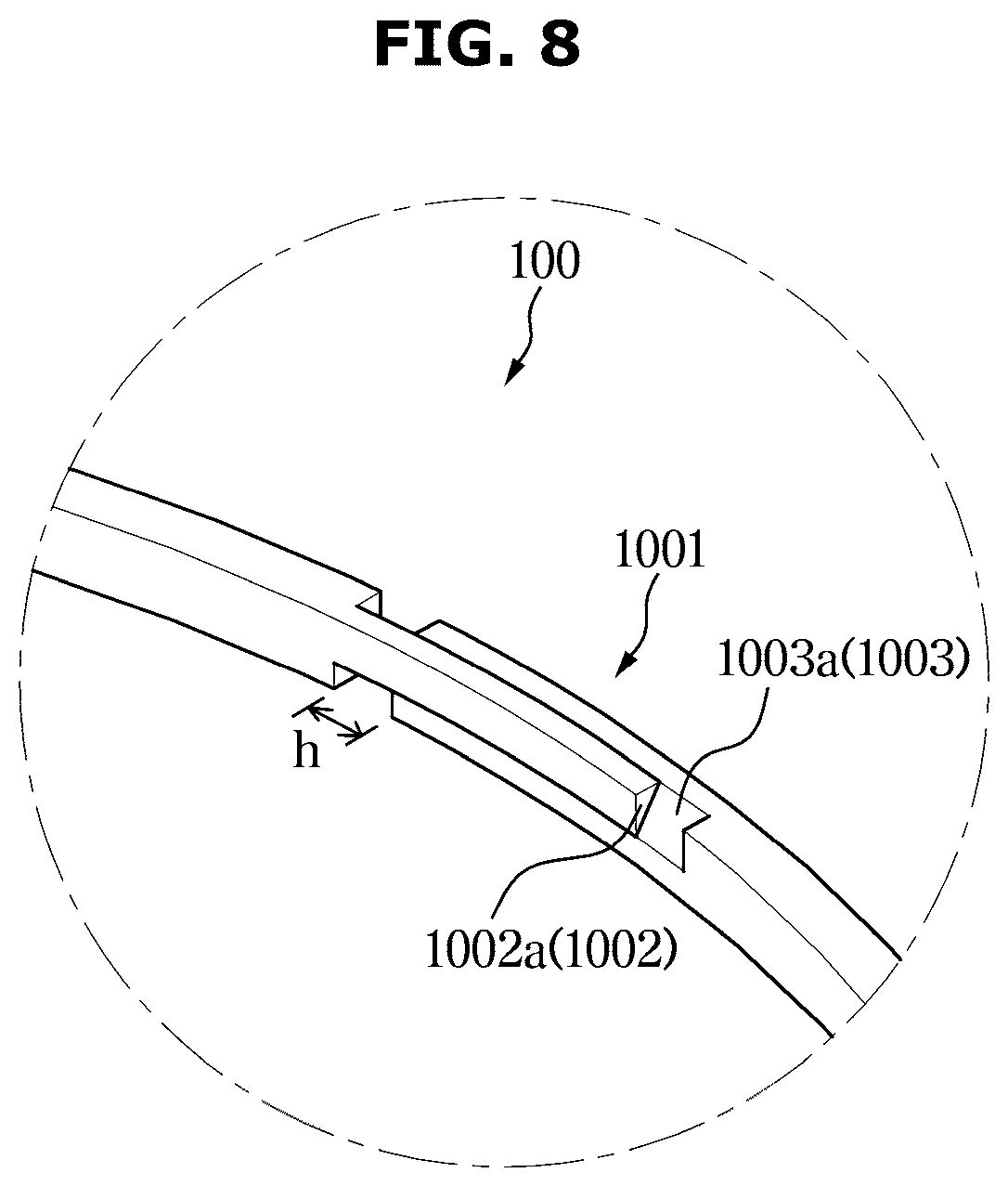 Patent US11815090 Figure 8 – Scroll compressor