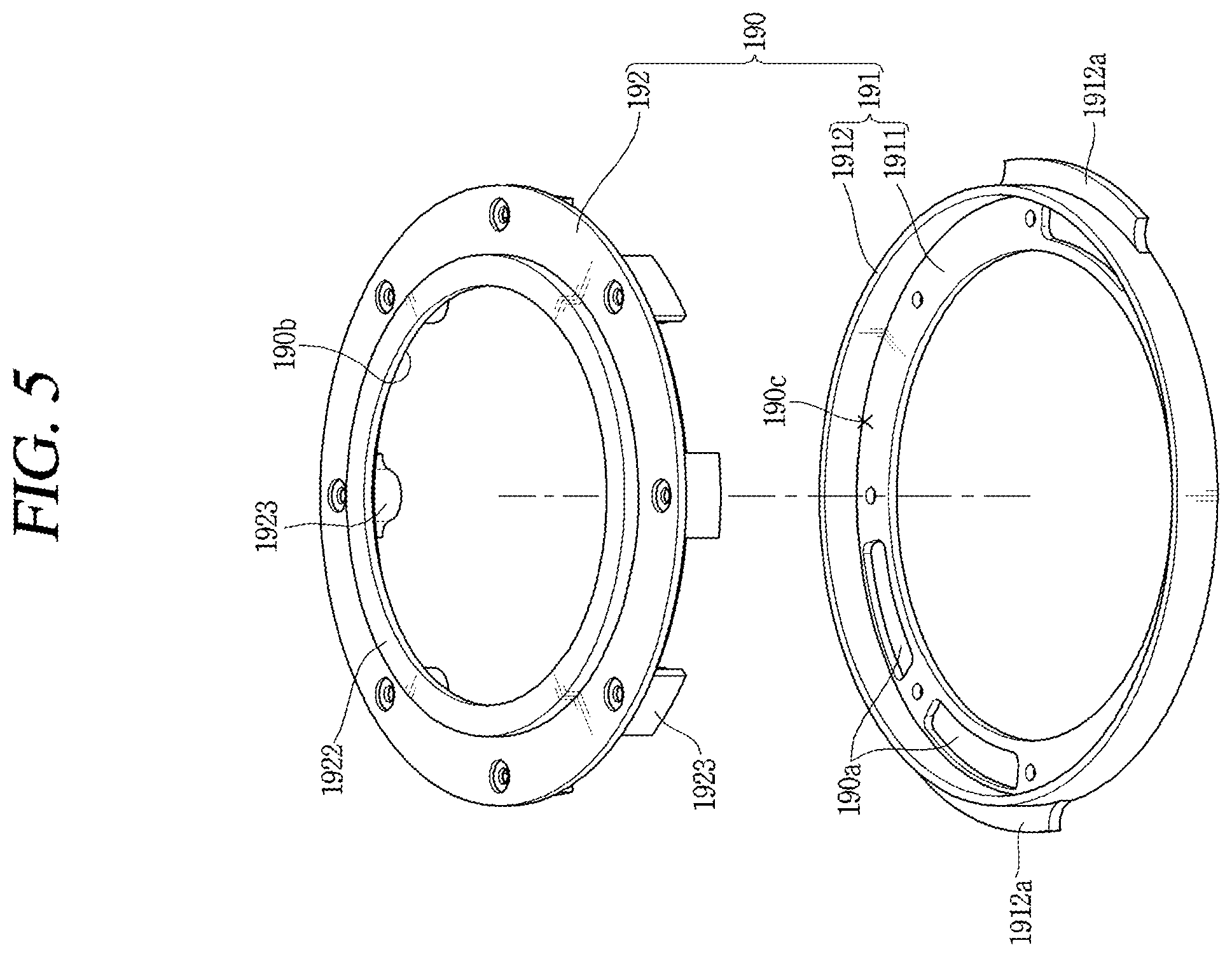 Patent US11815093 Figure 5 – Scroll compressor and air conditioner having the same