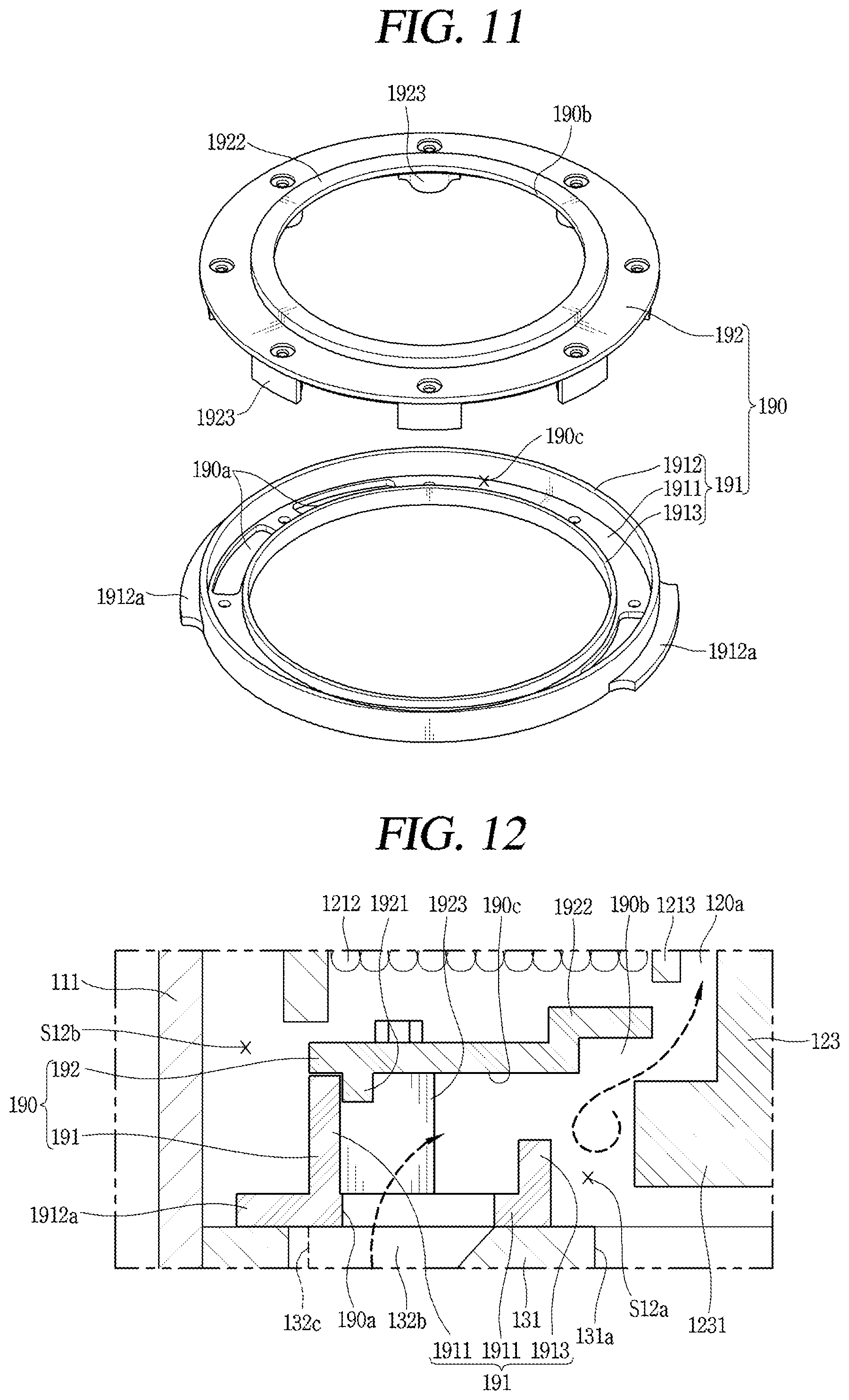 Patent US11815093 Figure 11 – Scroll compressor and air conditioner having the same