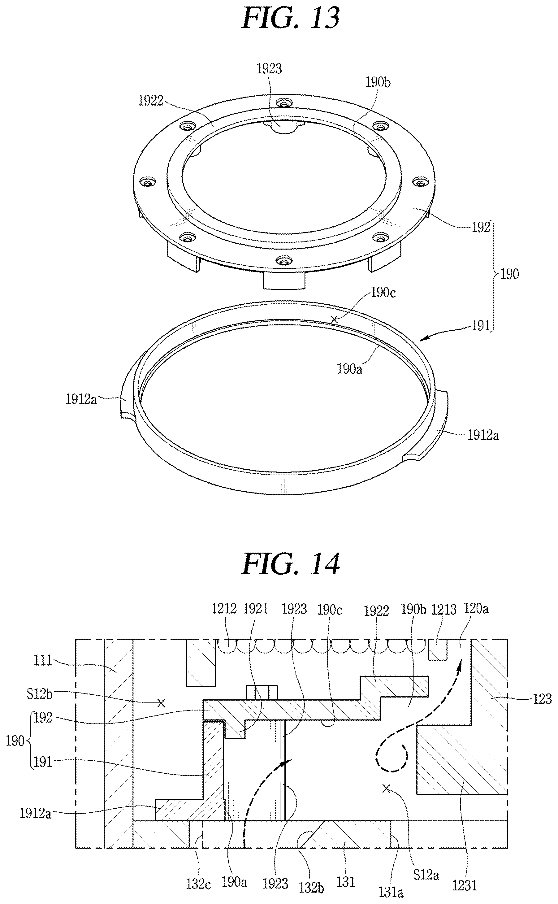 Patent US11815093 Figure 12 – Scroll compressor and air conditioner having the same