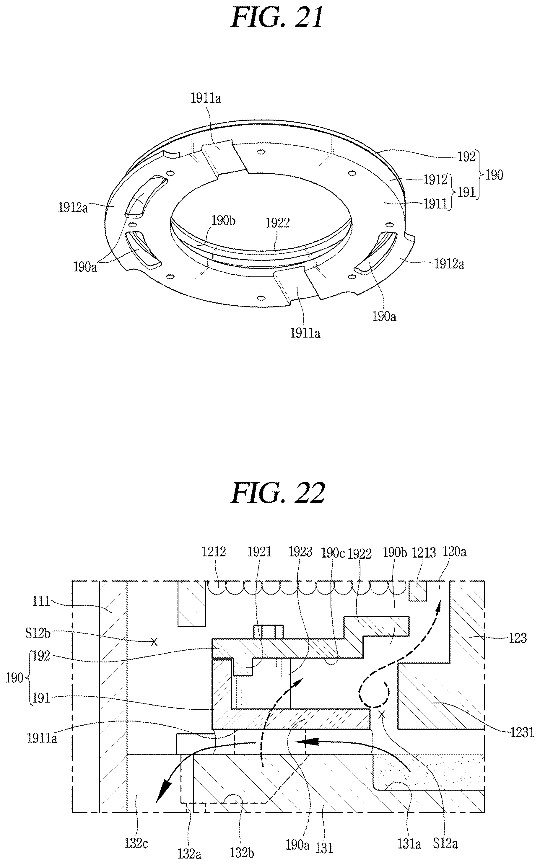 Patent US11815093 Figure 16 – Scroll compressor and air conditioner having the same