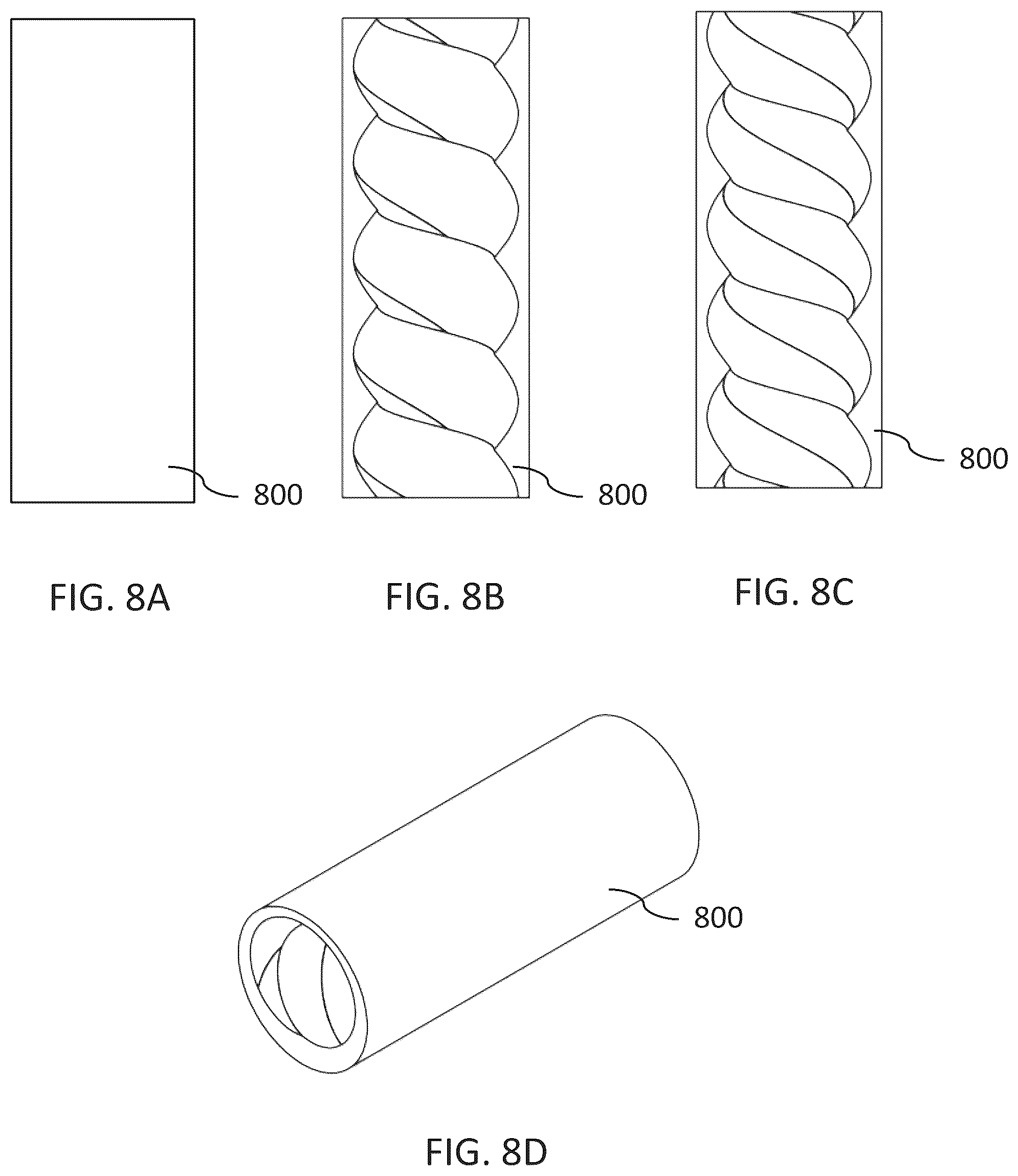 Patent US11815094 Figure 8 – Fixed-eccentricity helical trochoidal rotary machines