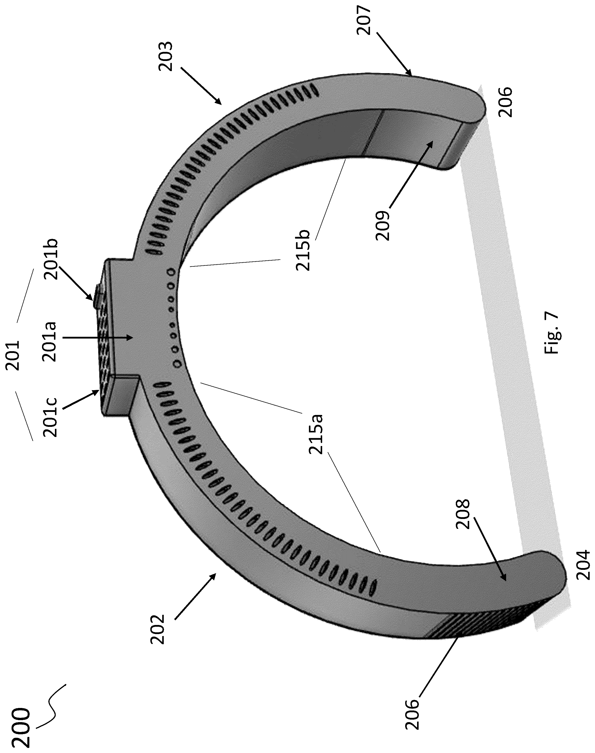Patent US11815098 Figure 8 – Portable and wearable cooling and heating device