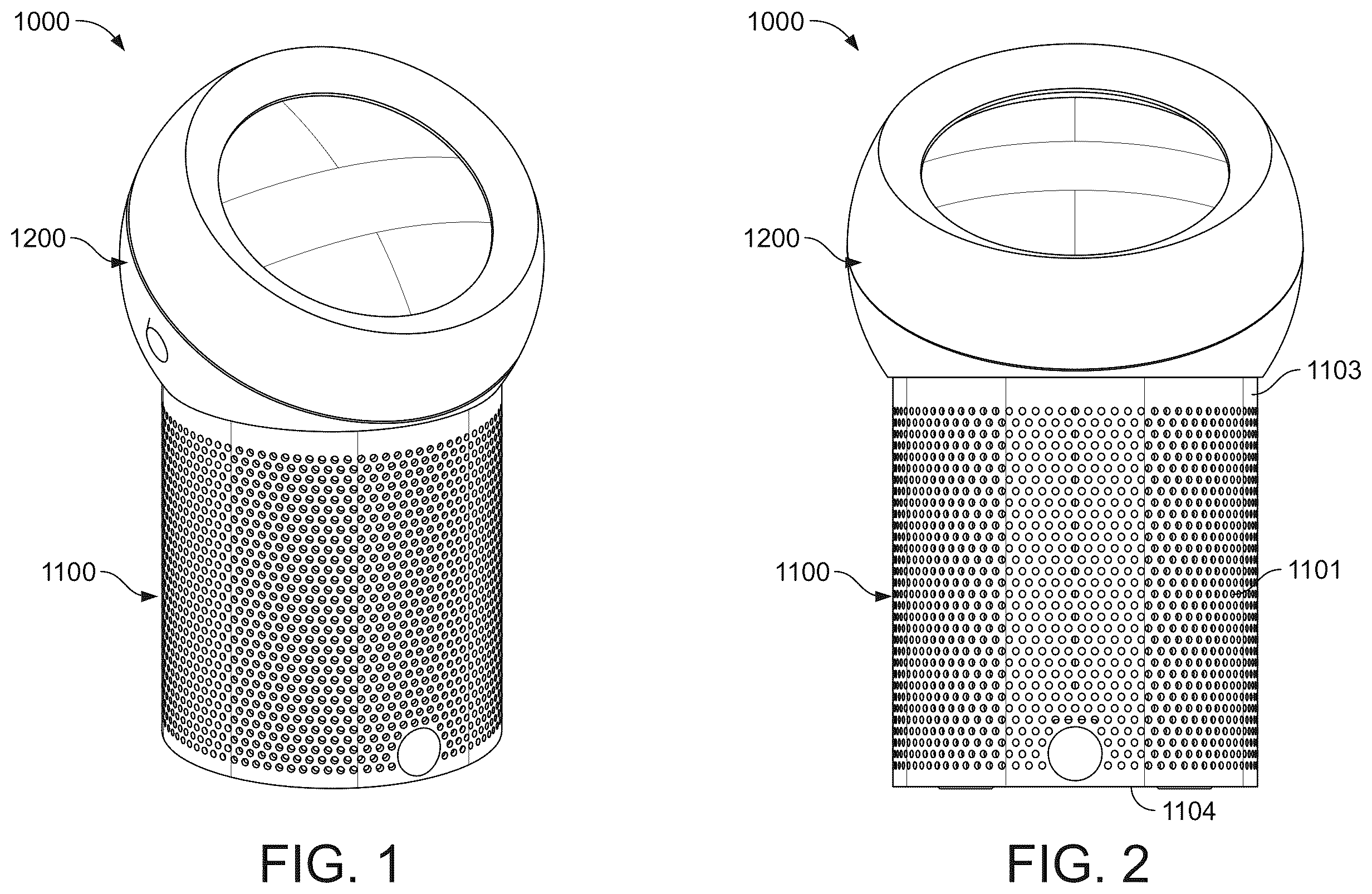 Patent US11815099 Figure 1 – Fan assembly