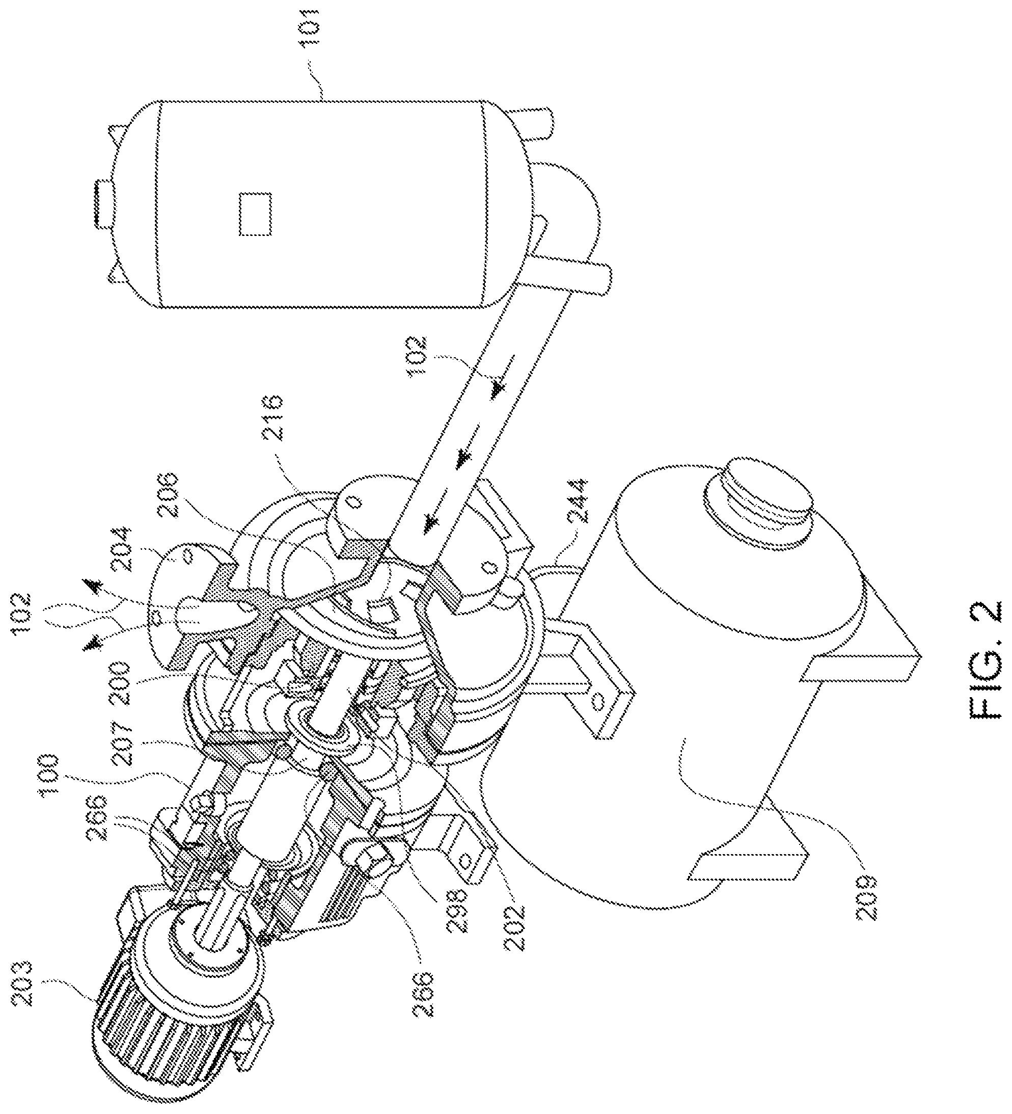 Patent US11815100 Figure 2 – Fluid leak diverter