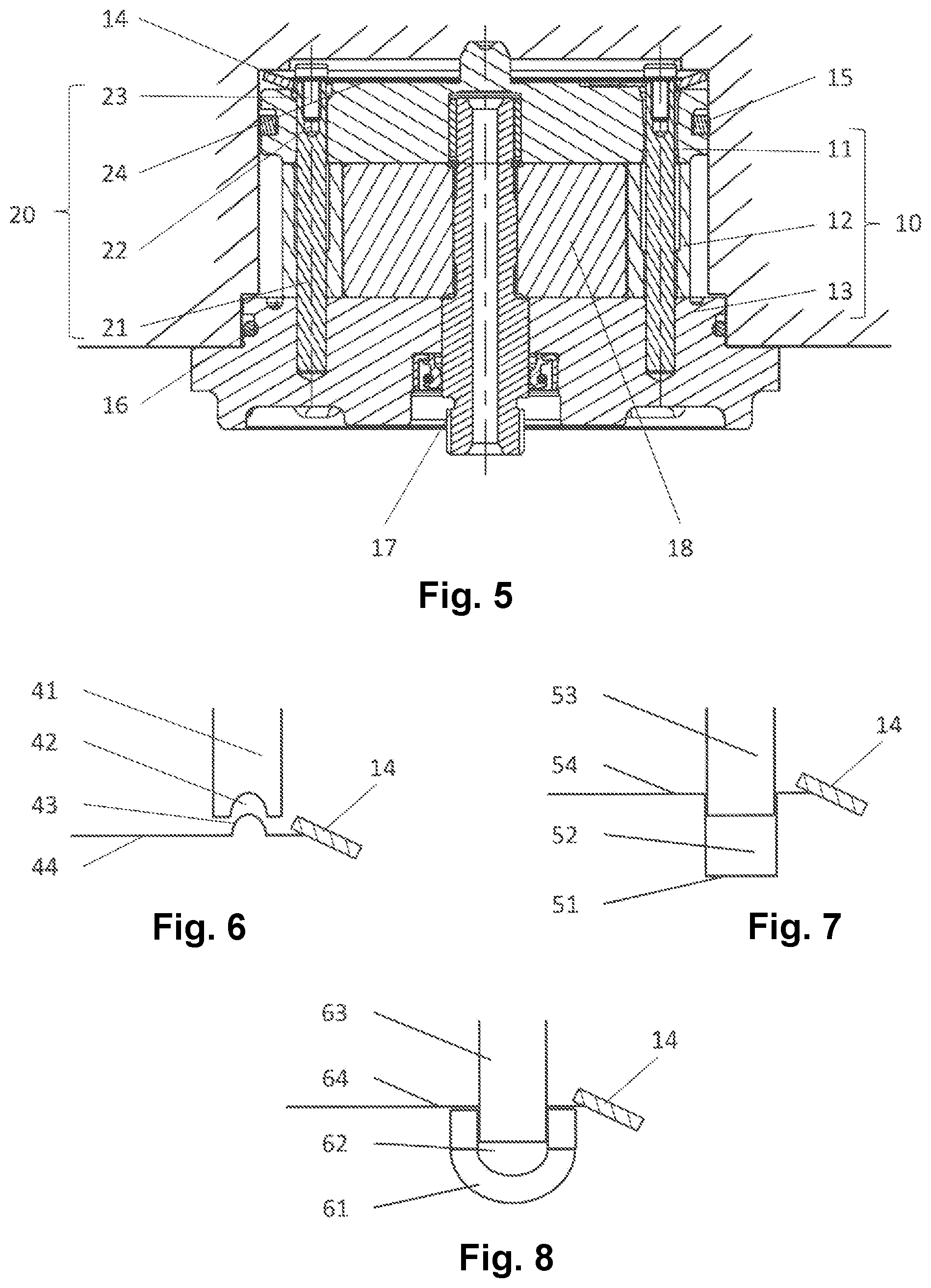 Patent US11815102 Figure 3 – Axial securing of a pump