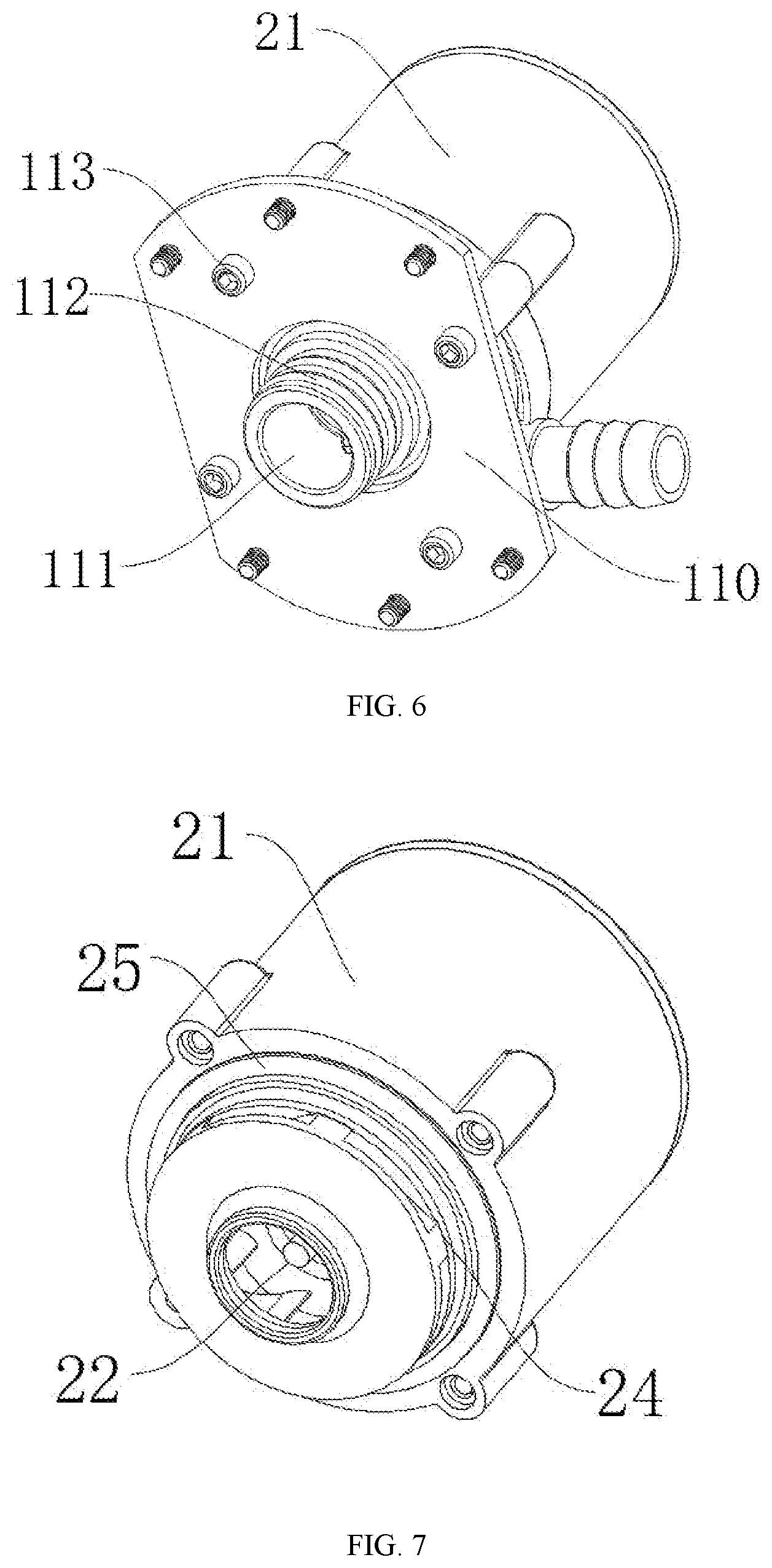 Patent US11815104 Figure 5 – Integrated water-cooling pump