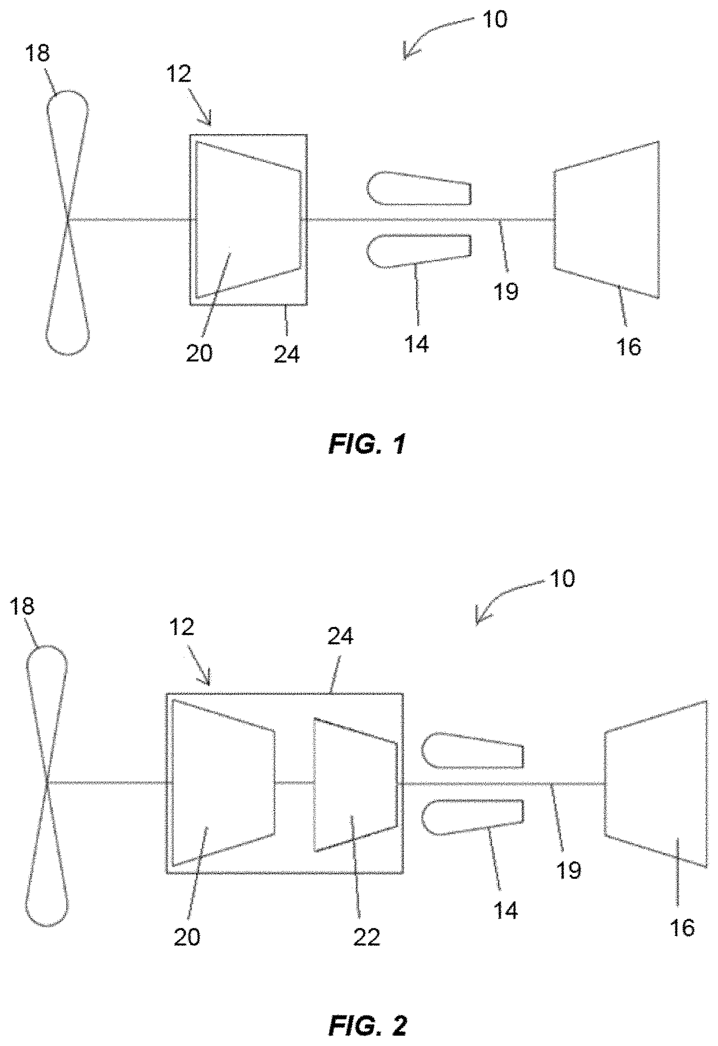 Patent US11815106 Figure 1 – Gas turbine engine with active clearance control