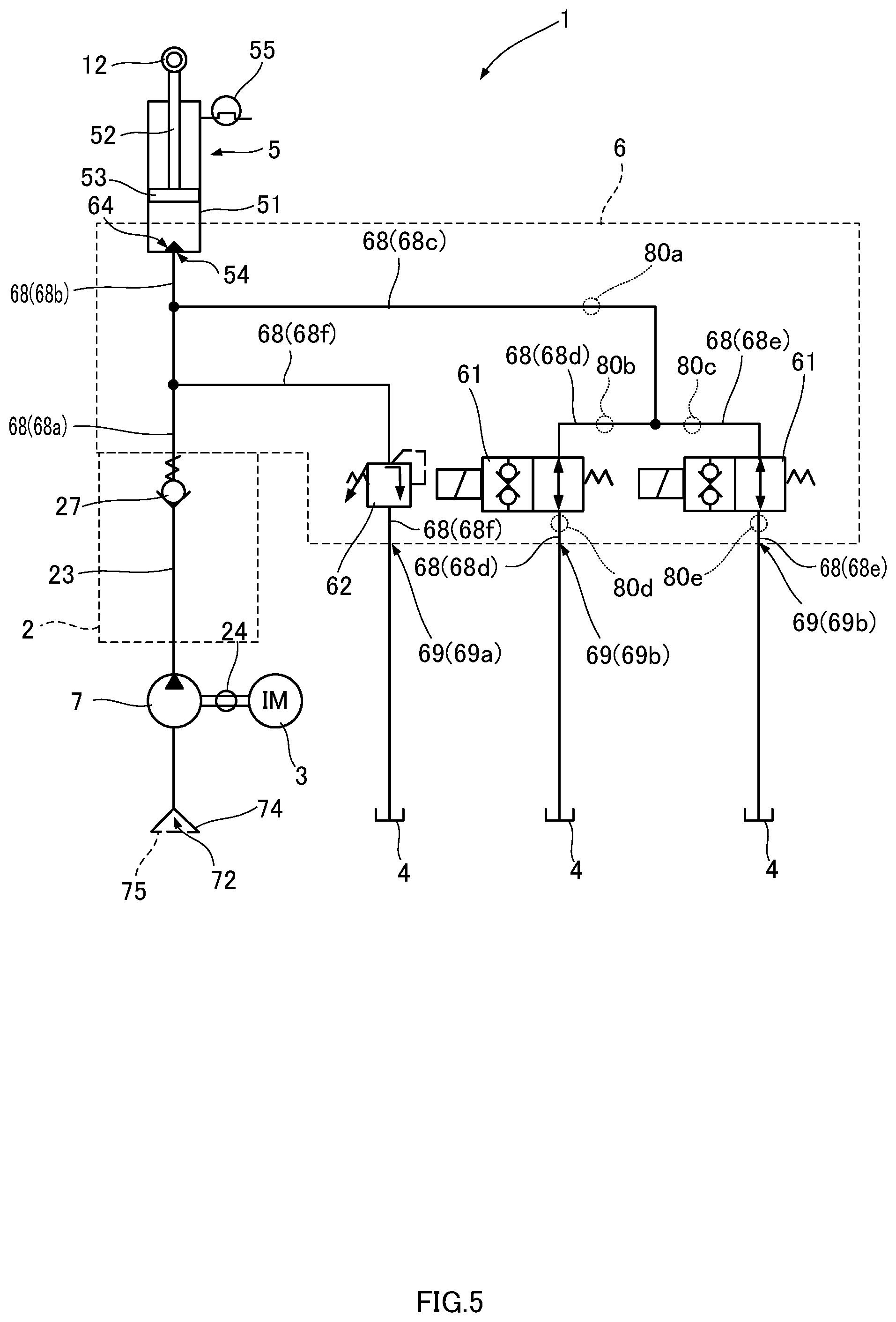Patent US11815108 Figure 7 – Electro-hydraulic actuator