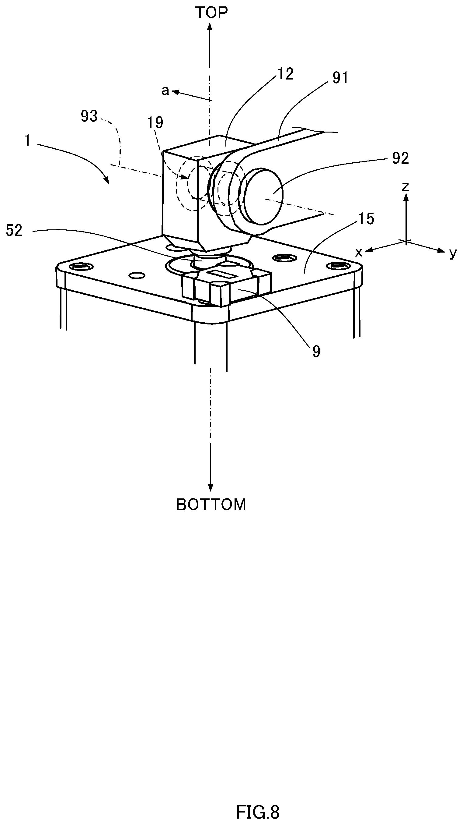 Patent US11815108 Figure 10 – Electro-hydraulic actuator
