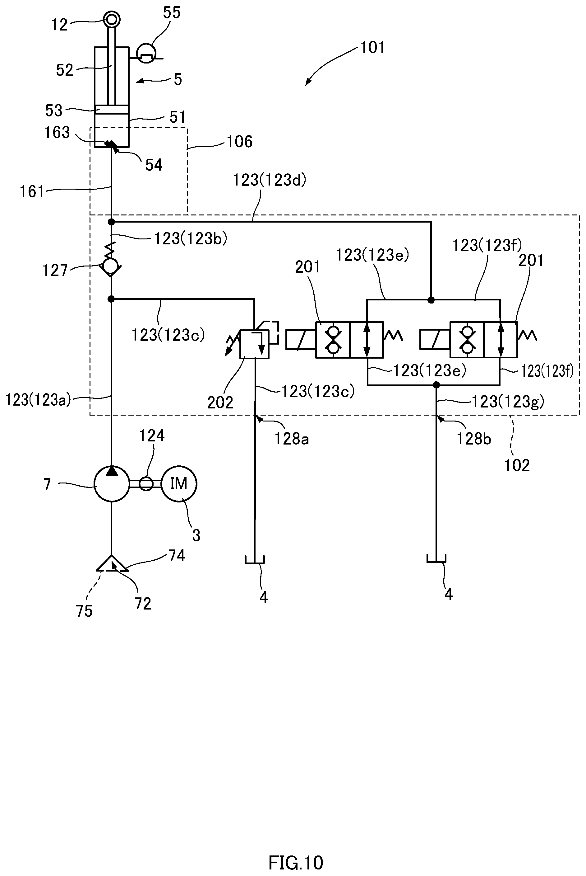 Patent US11815108 Figure 12 – Electro-hydraulic actuator