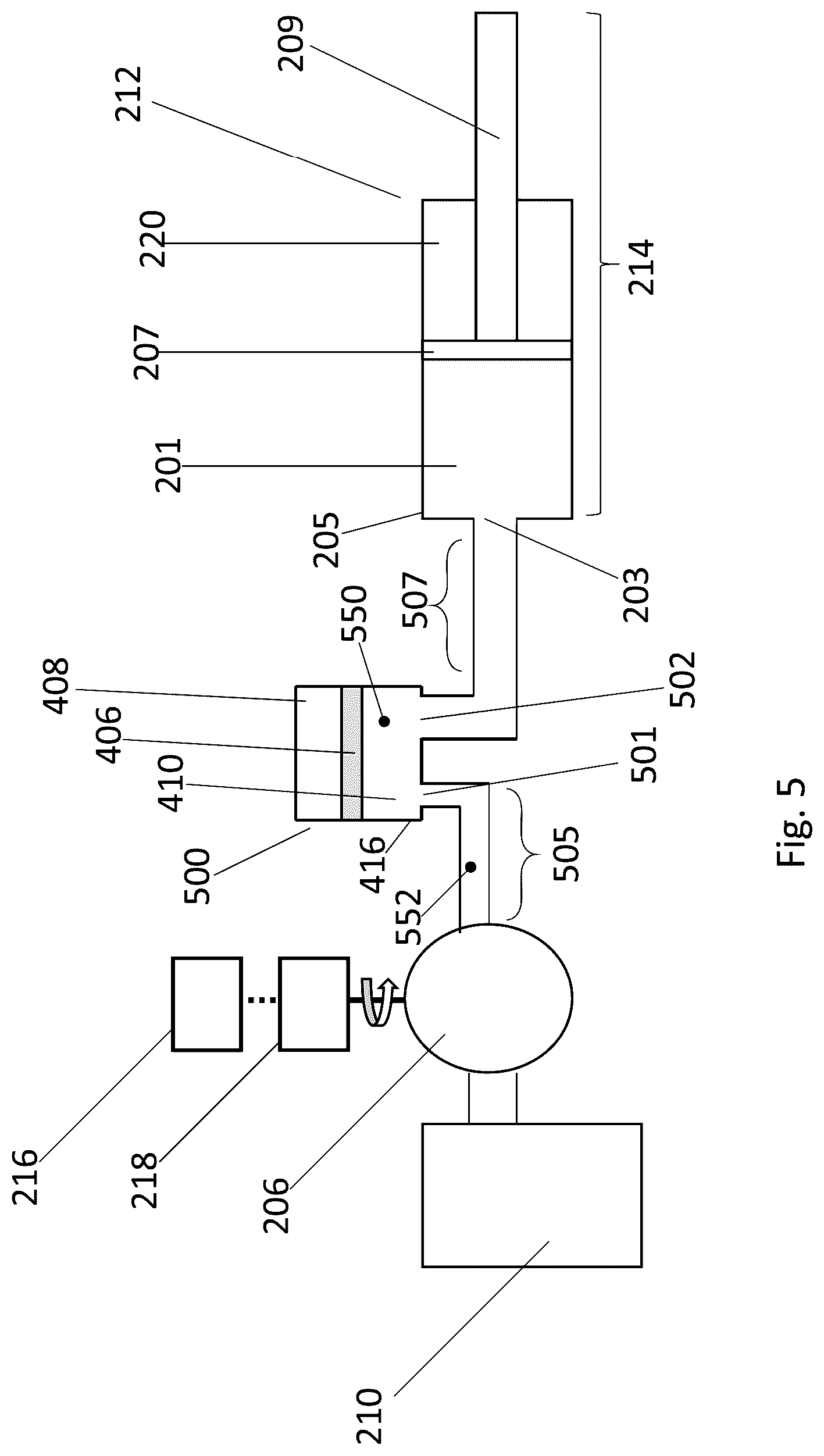Patent US11815110 Figure 5 – Systems and methods for managing noise in compact high speed and high force hydraulic actuators