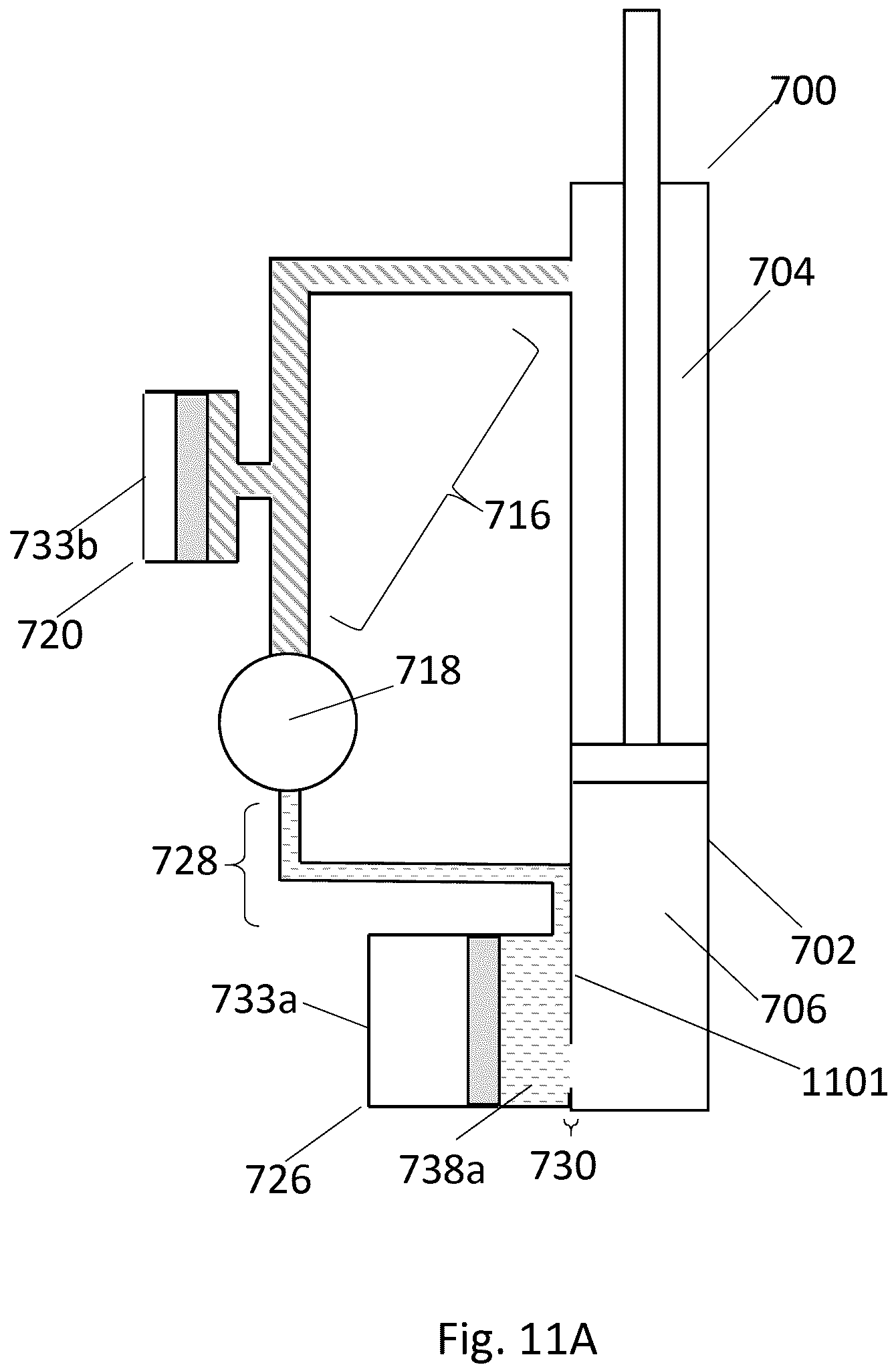 Patent US11815110 Figure 11 – Systems and methods for managing noise in compact high speed and high force hydraulic actuators