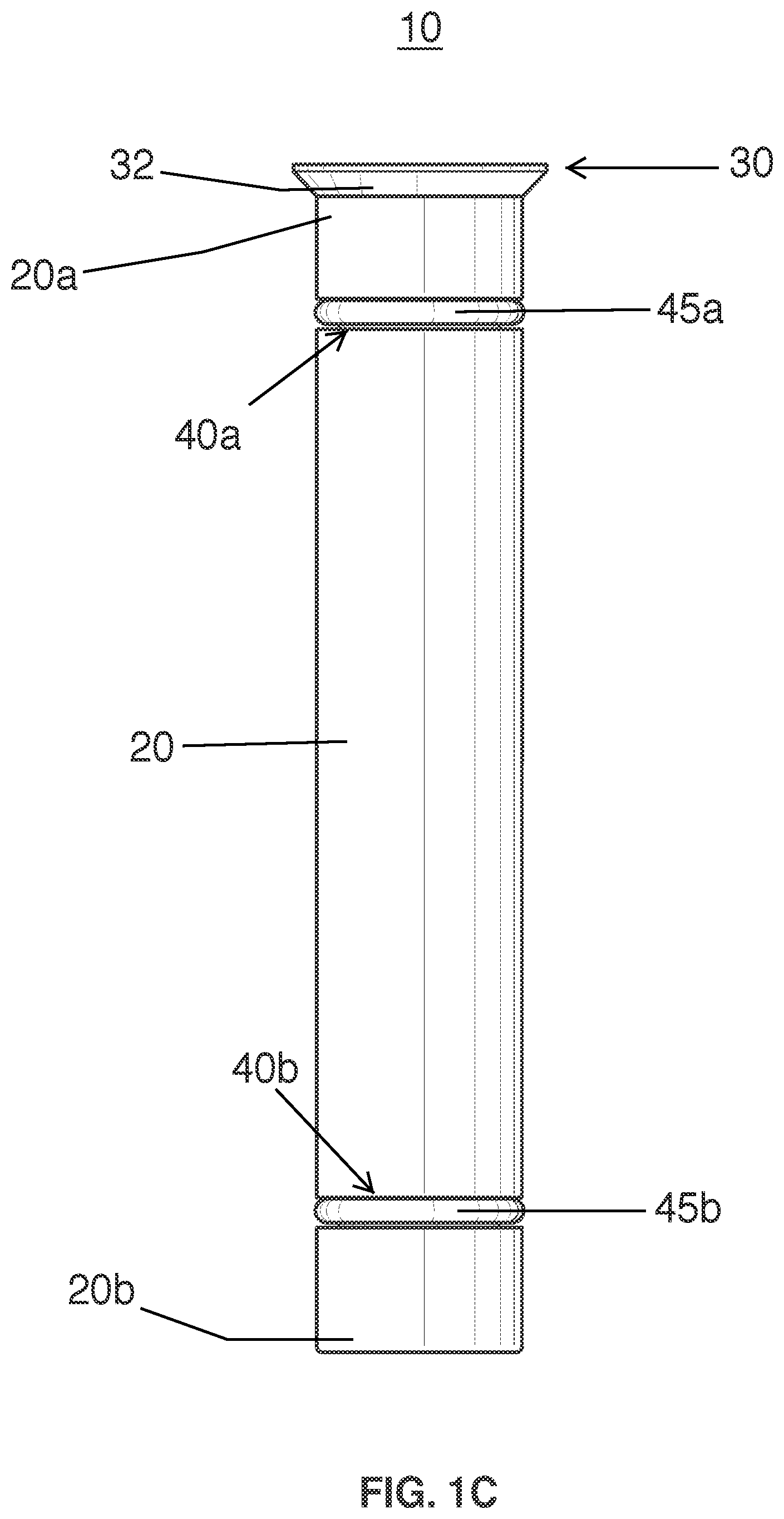 Patent US11815112 Figure 3 – Anchor pin for motorcycle steering spindle assembly