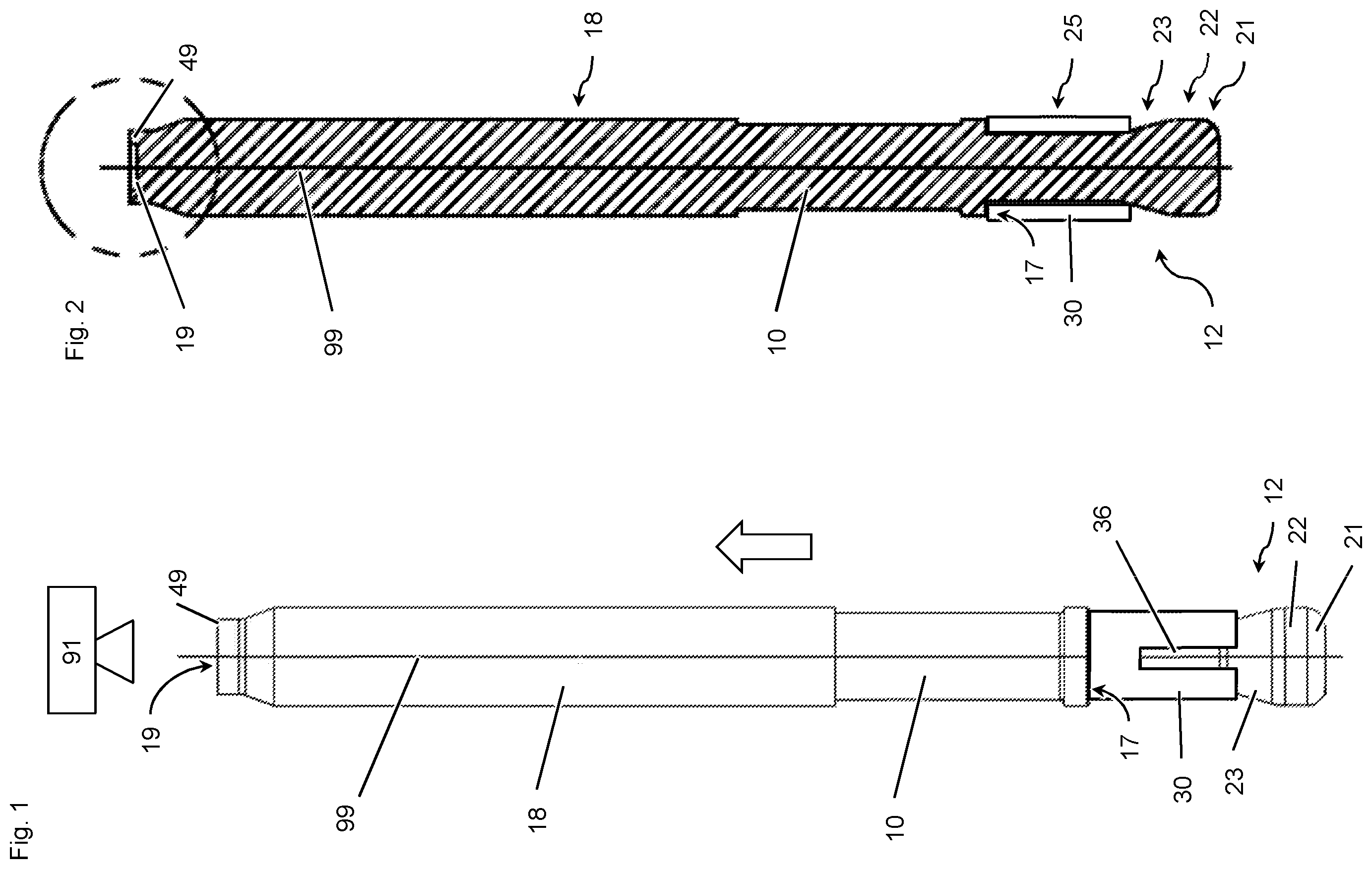Patent US11815115 Figure 1 – Expansion anchor with protected optical code