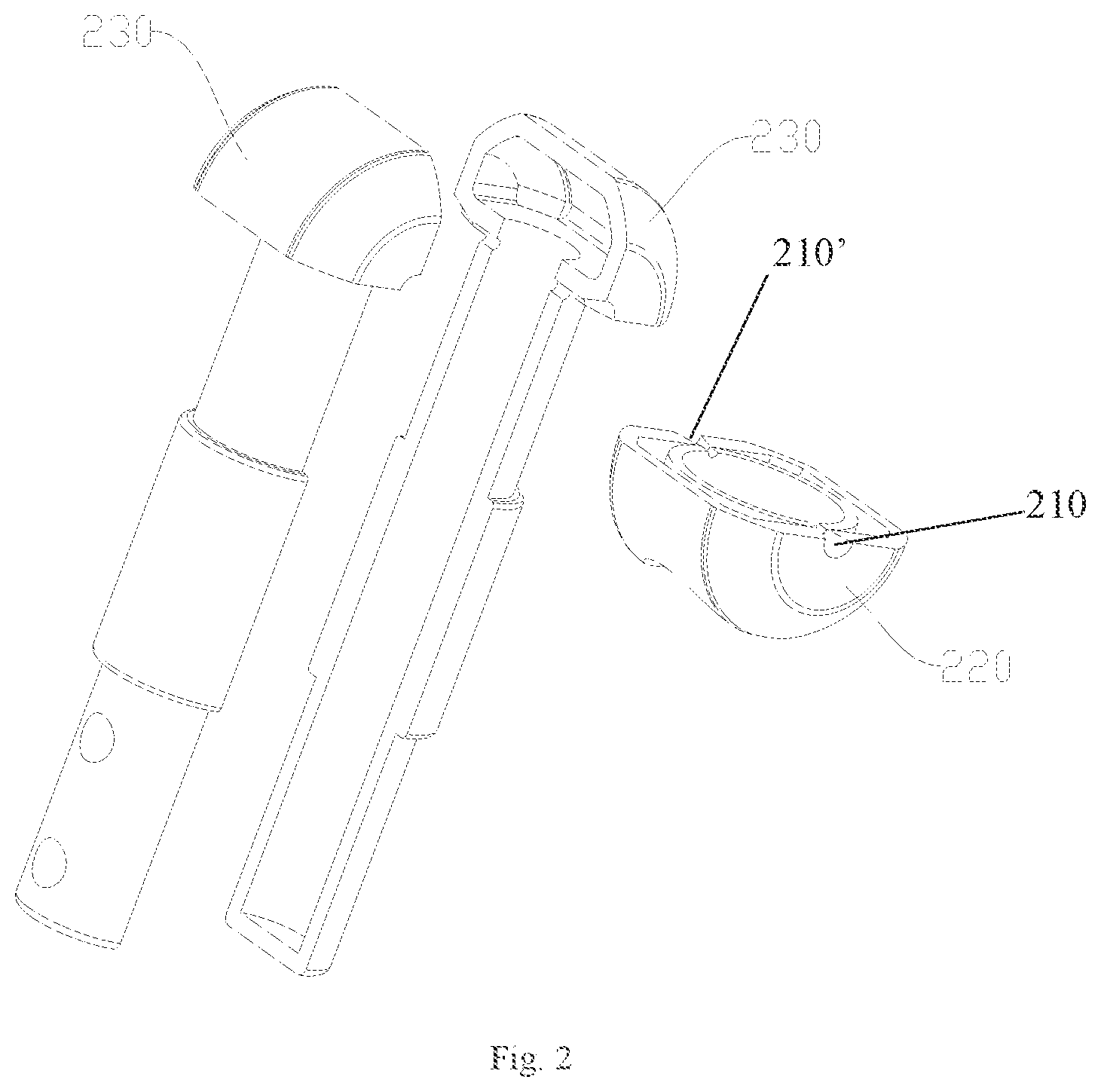 Patent US11815116 Figure 2 – Connecting structure