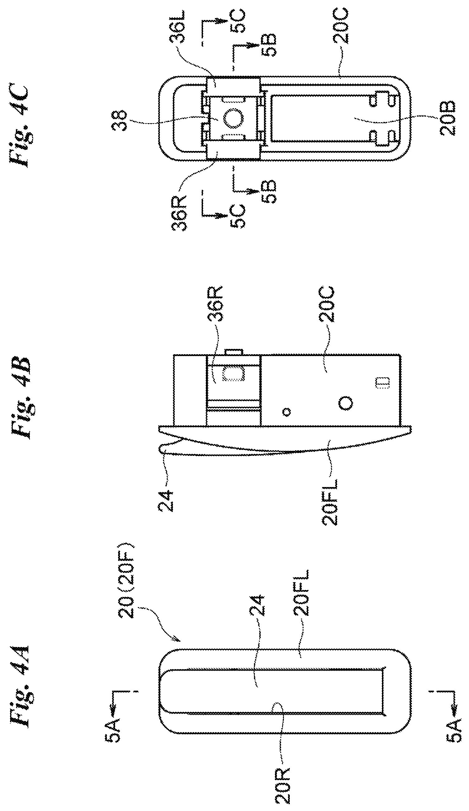 Patent US11815117 Figure 4 – Wall through fixture device