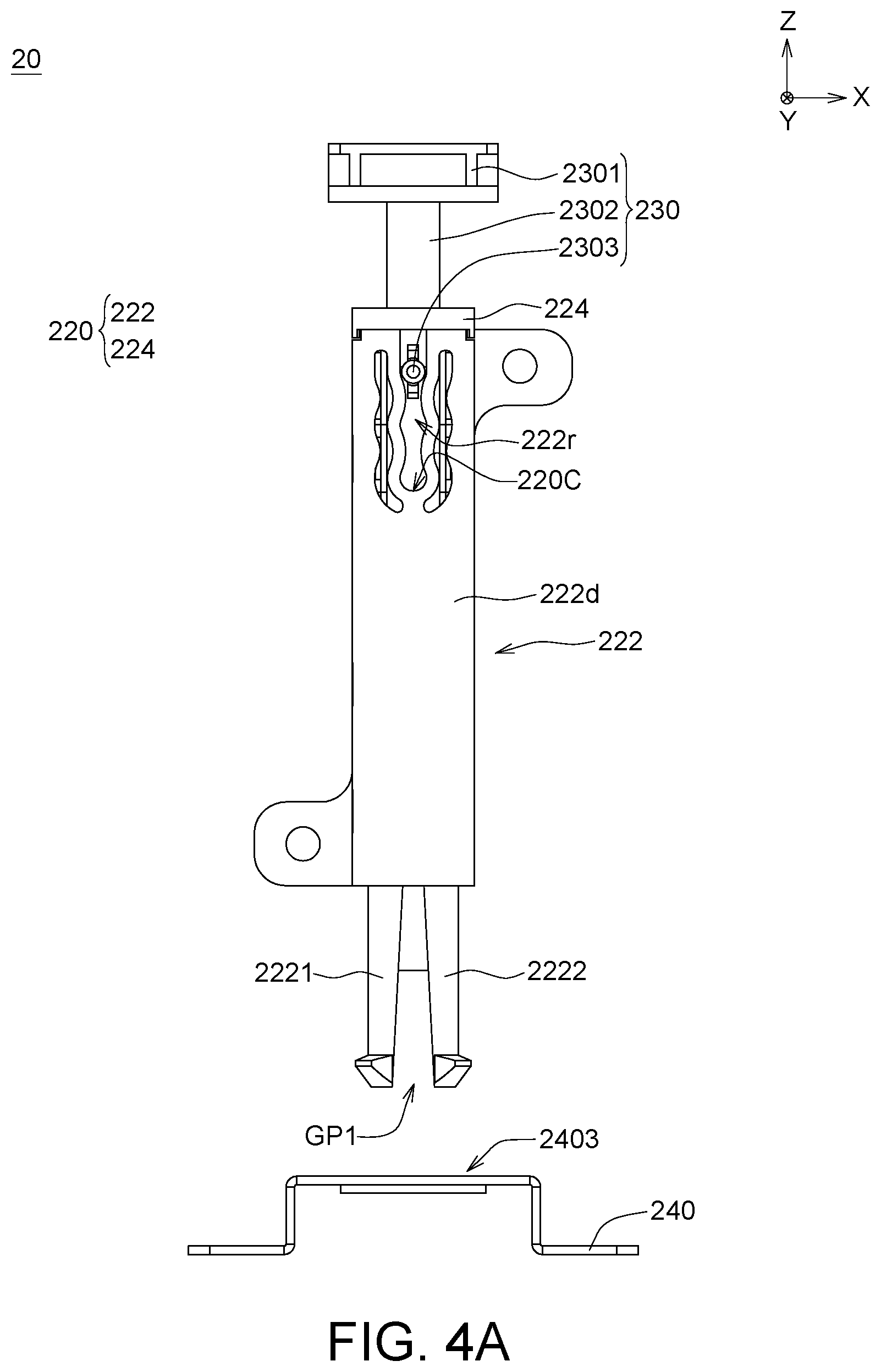 Patent US11815118 Figure 11 – Fixing device
