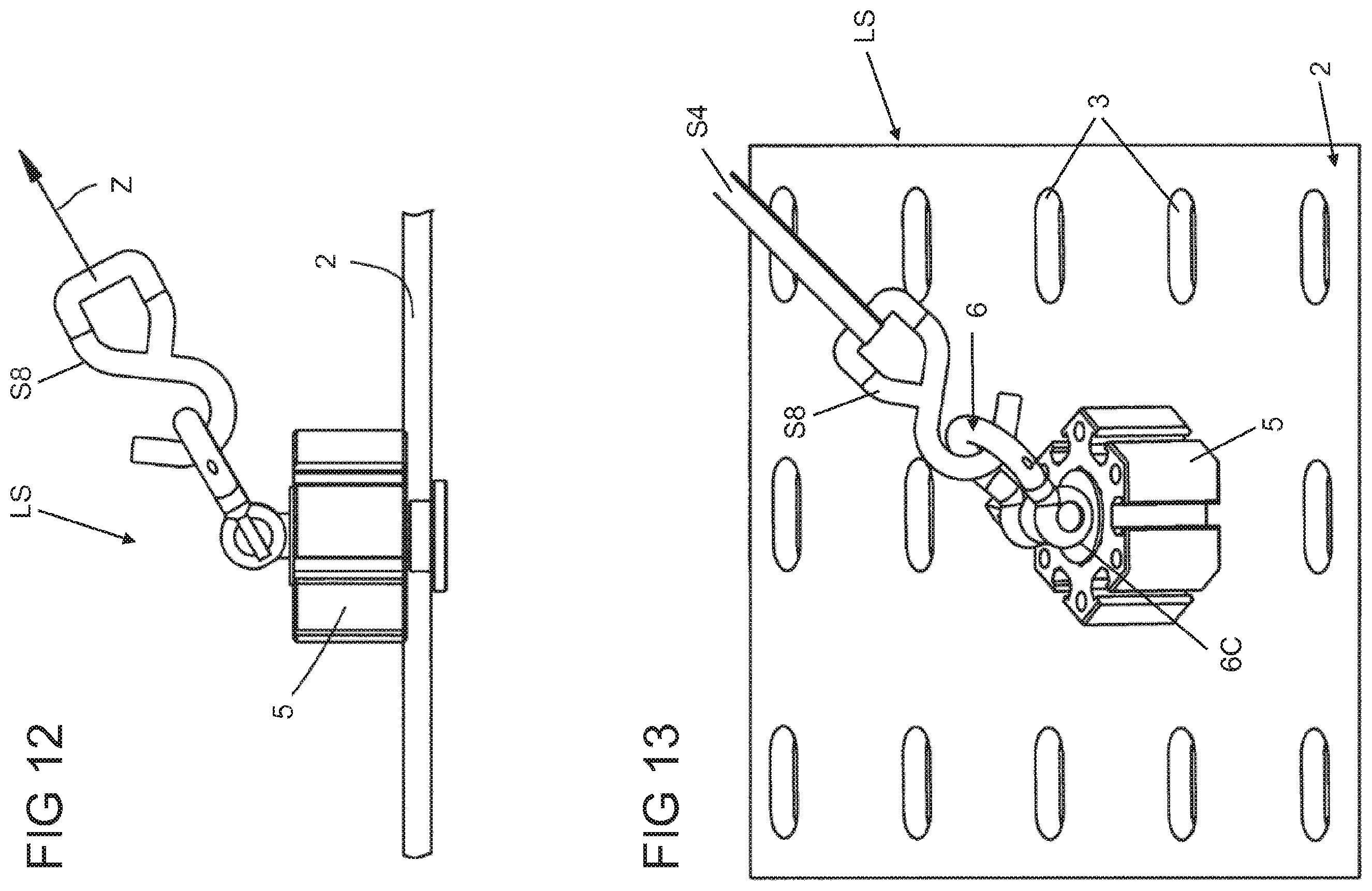 Patent US11815119 Figure 9 – Perforated wall system and fastening element