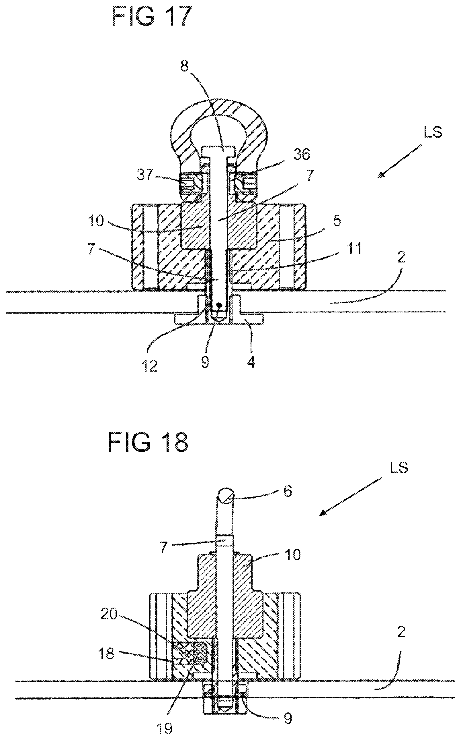 Patent US11815119 Figure 12 – Perforated wall system and fastening element