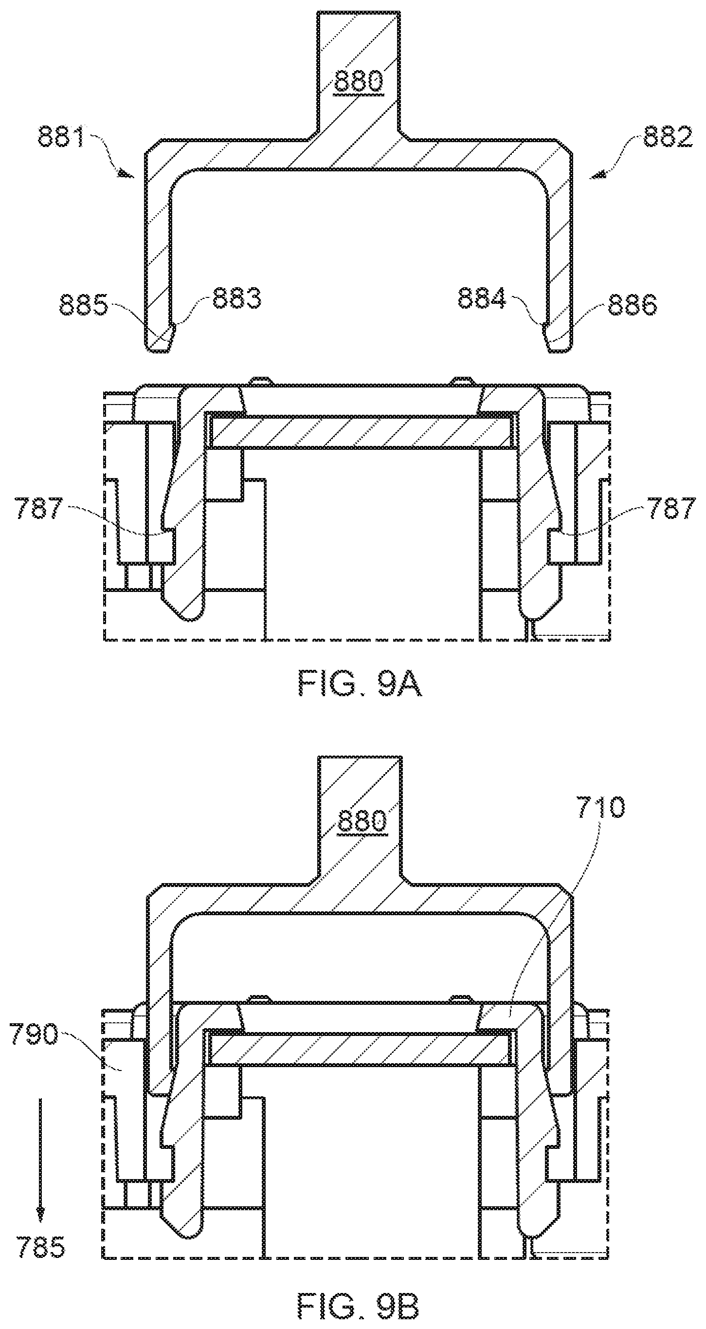 Patent US11815125 Figure 9 – Devices for retaining articles
