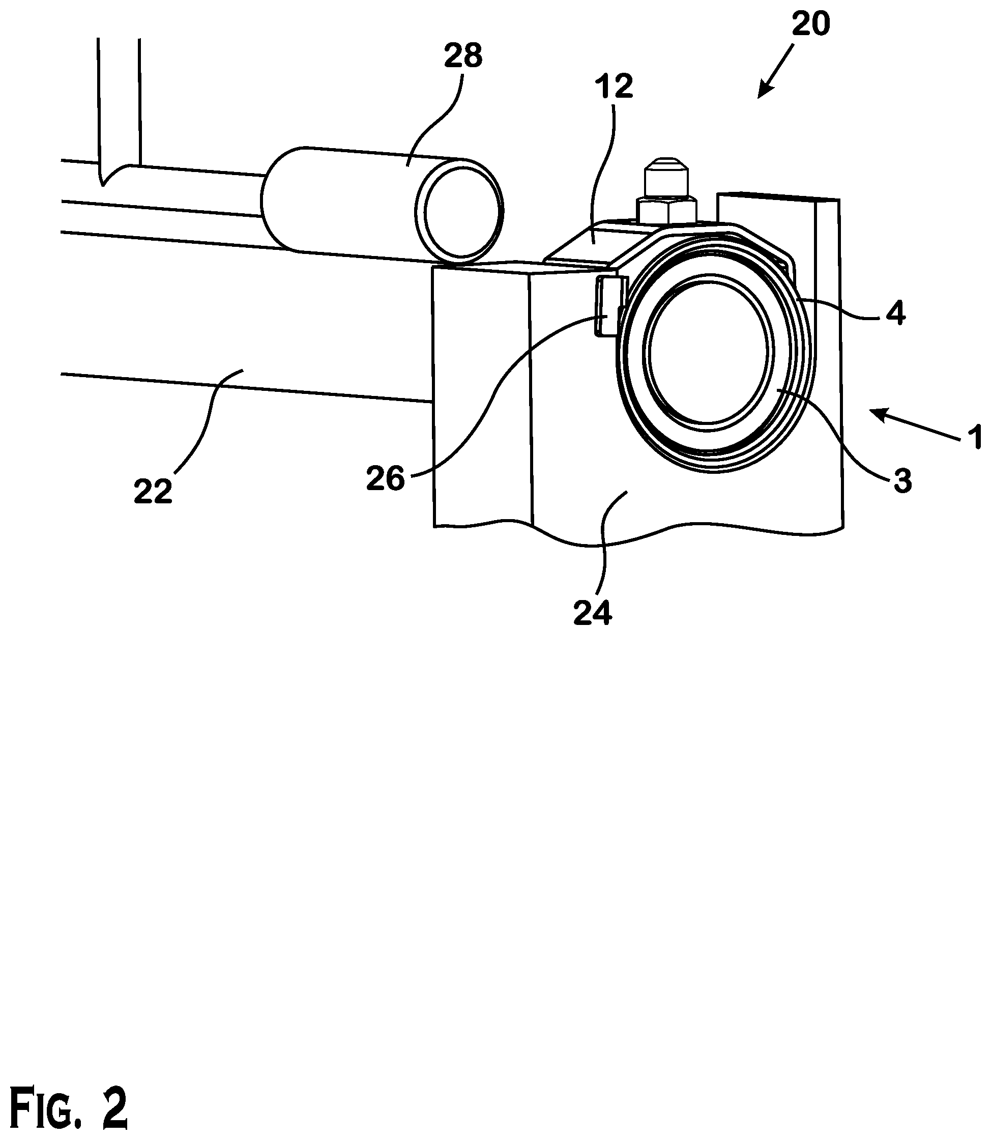 Patent US11815129 Figure 2 – Needle roller bearing