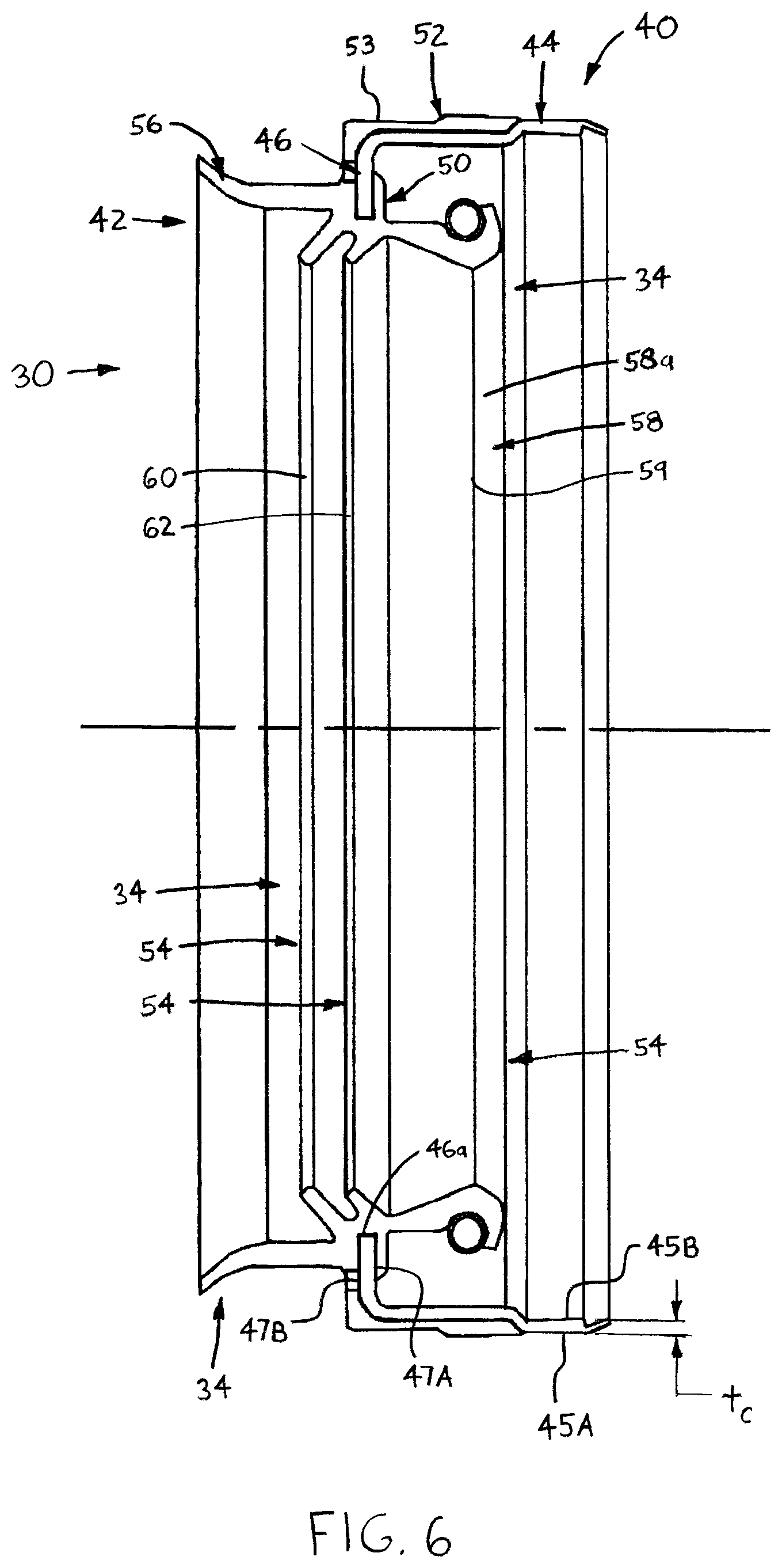 Patent US11815131 Figure 6 – Seal assembly with a load bearing ring