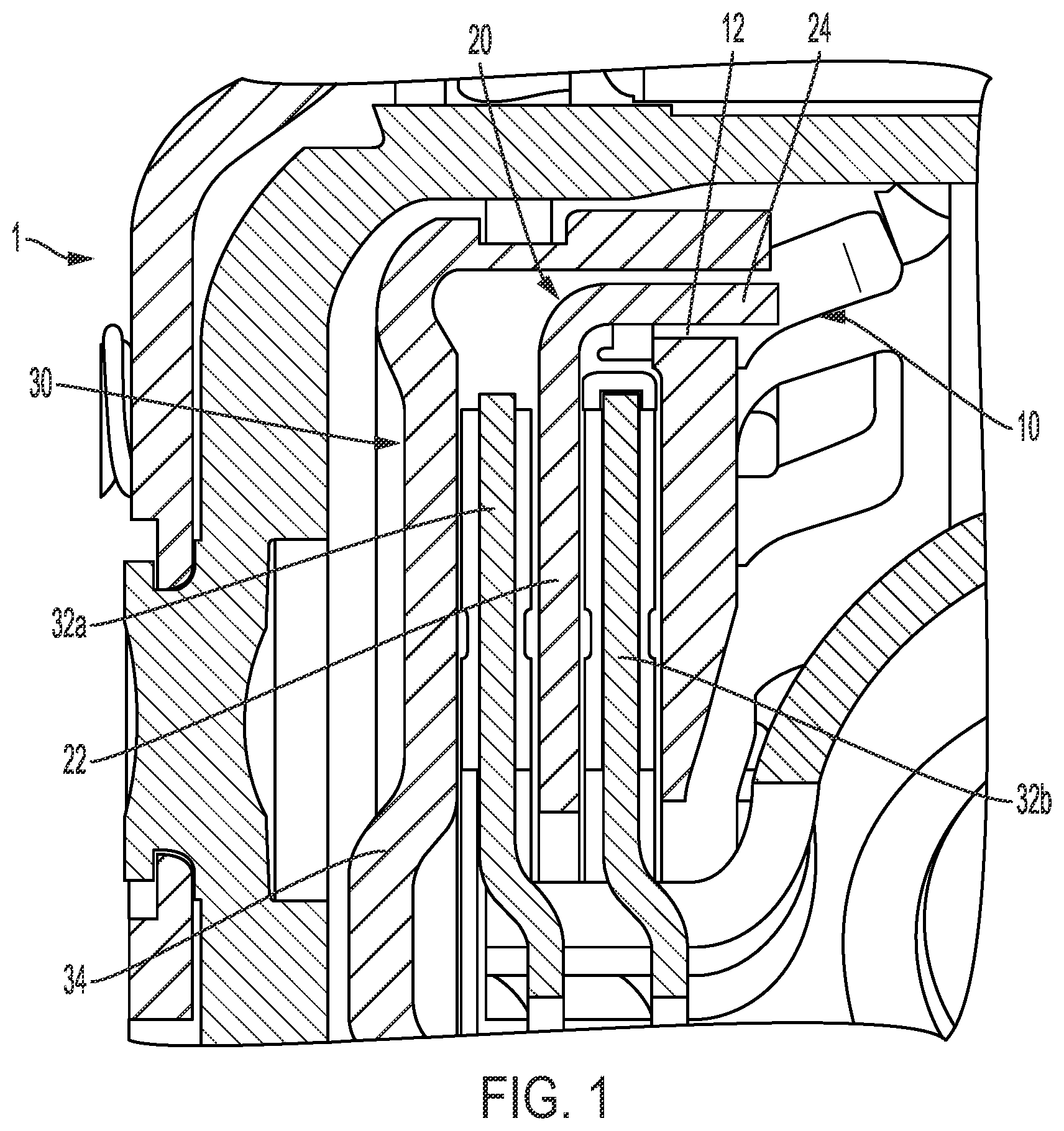 Patent US11815134 Figure 1 – Anti-rattle feature for clutch plate