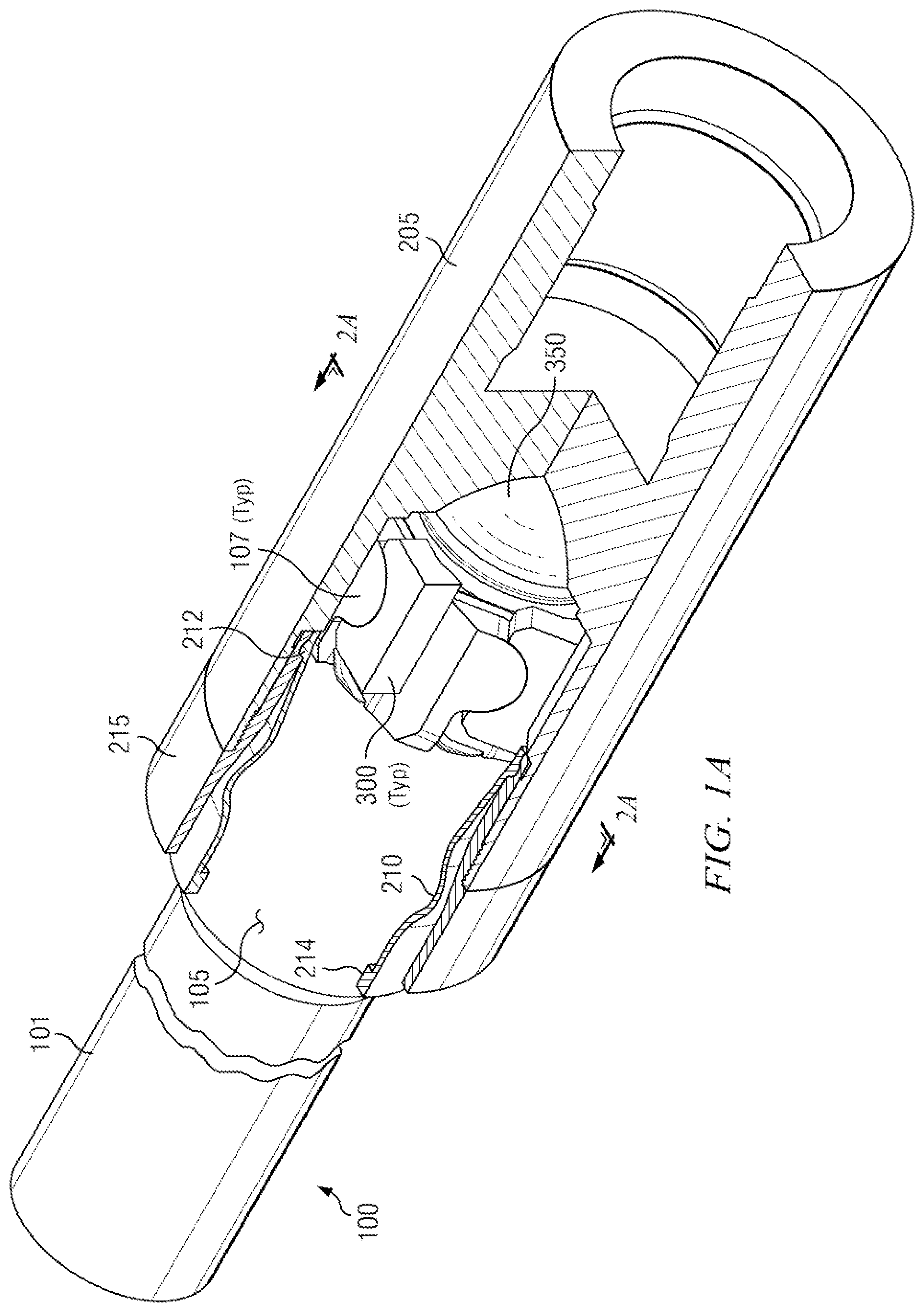 Patent US11815139 Figure 1 – PDM transmission with sliding contact between convex shaft pins and concave bearings surfaces