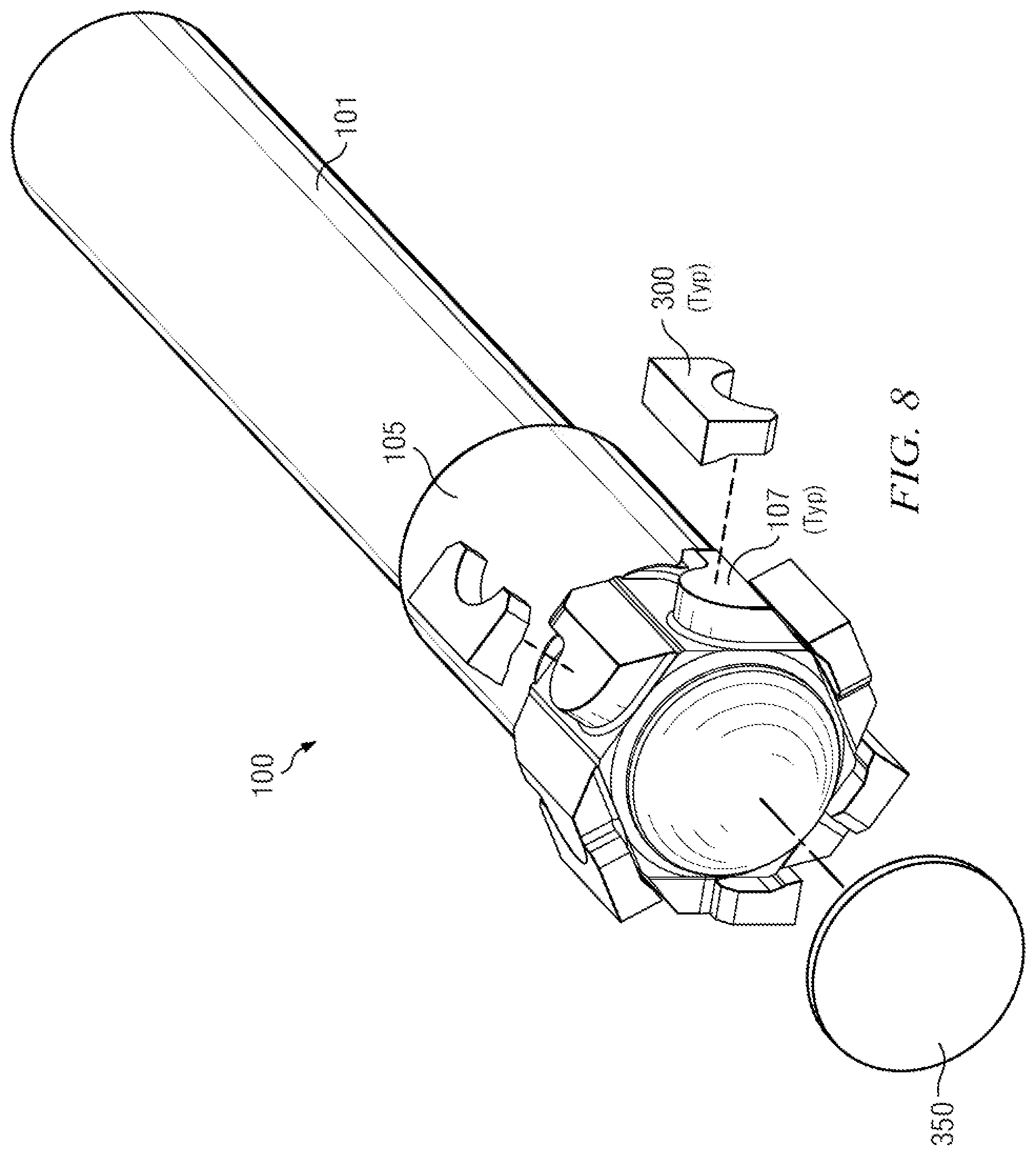 Patent US11815139 Figure 6 – PDM transmission with sliding contact between convex shaft pins and concave bearings surfaces