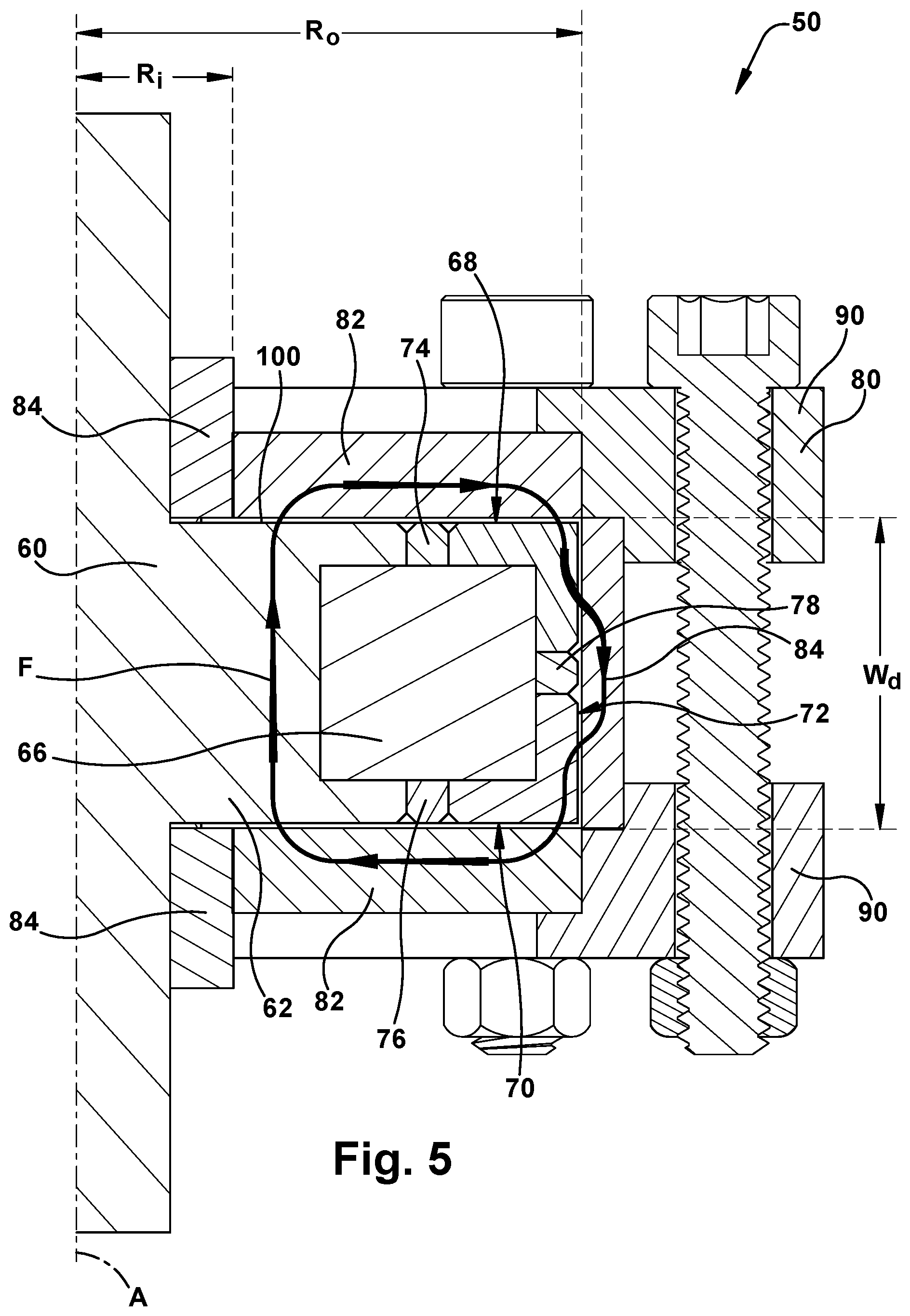Patent US11815142 Figure 4 – Magnetorheological brake with high torque and fast response