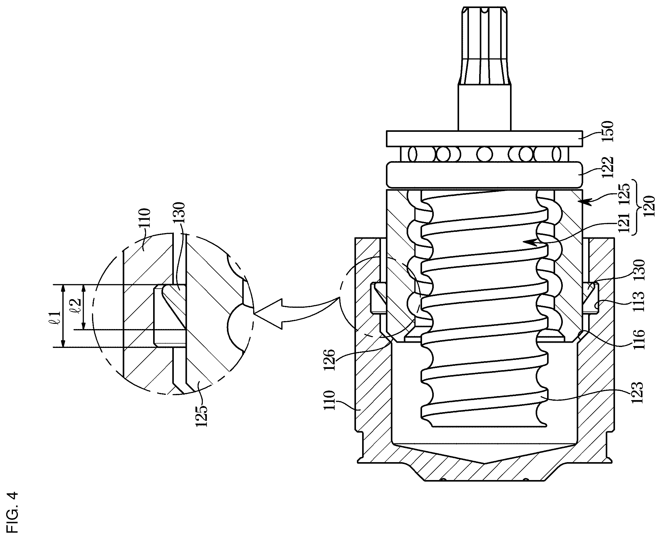 Patent US11815143 Figure 4 – Electromechanical brake