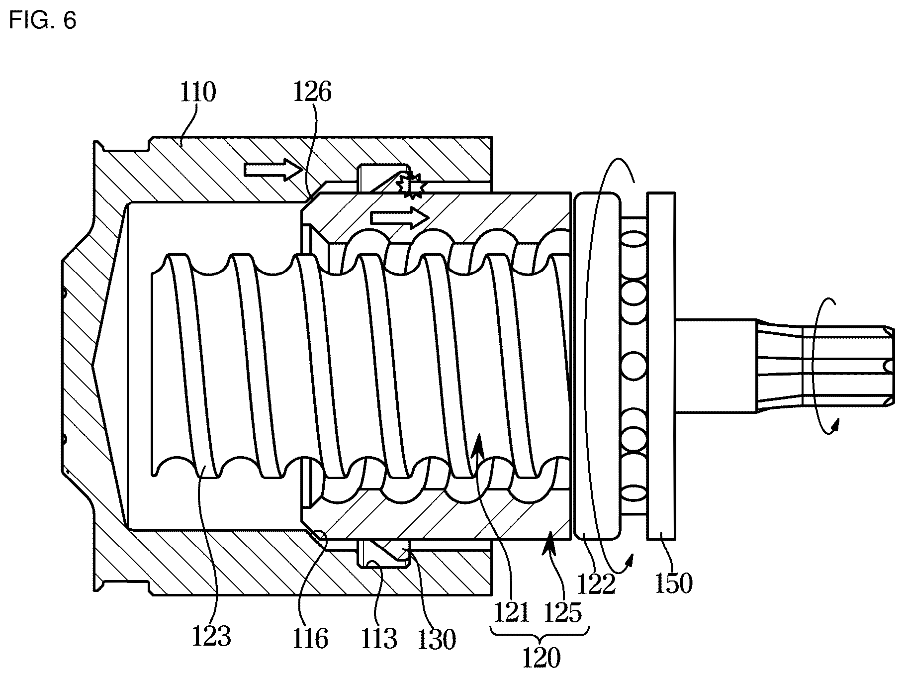 Patent US11815143 Figure 6 – Electromechanical brake
