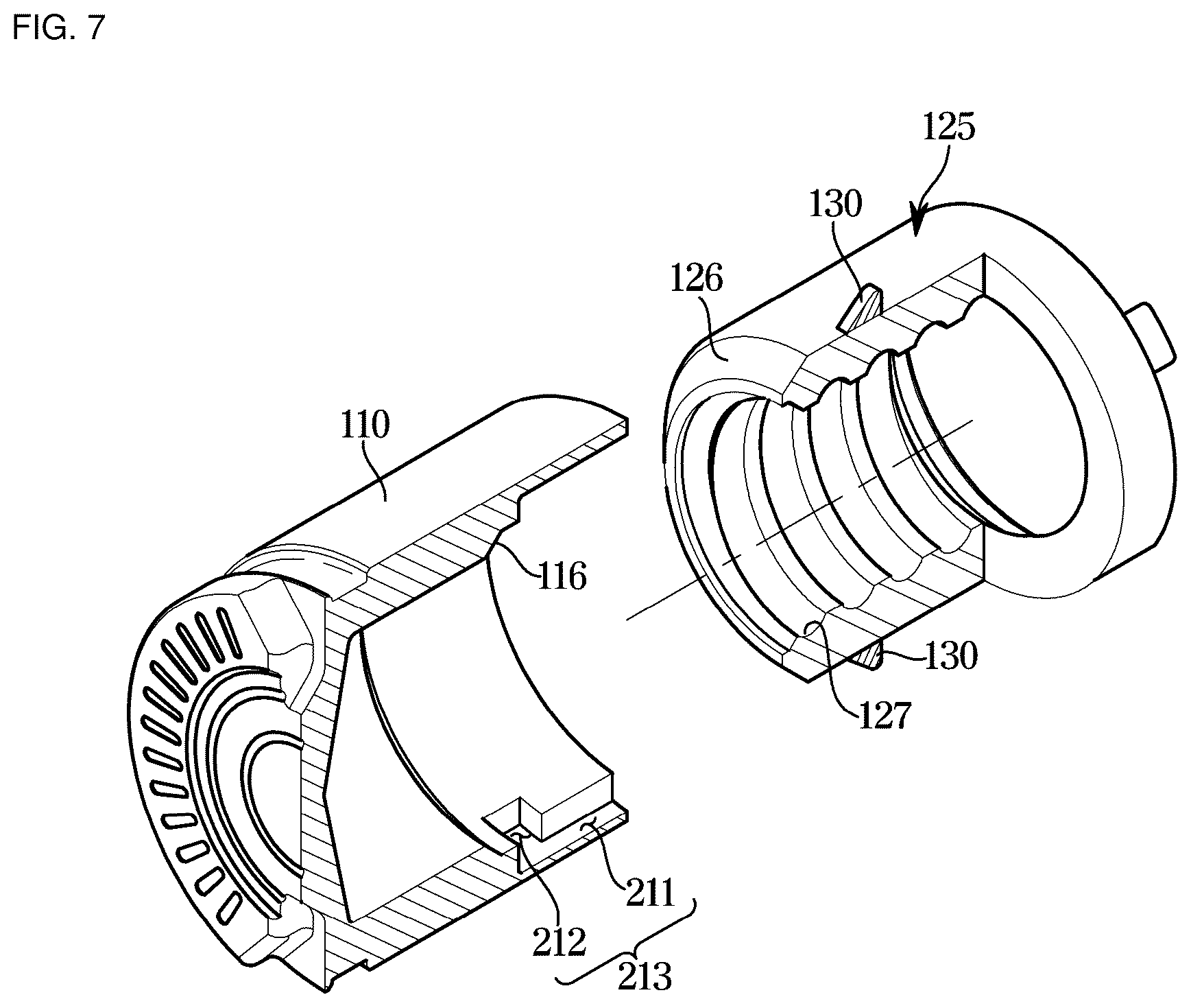 Patent US11815143 Figure 7 – Electromechanical brake