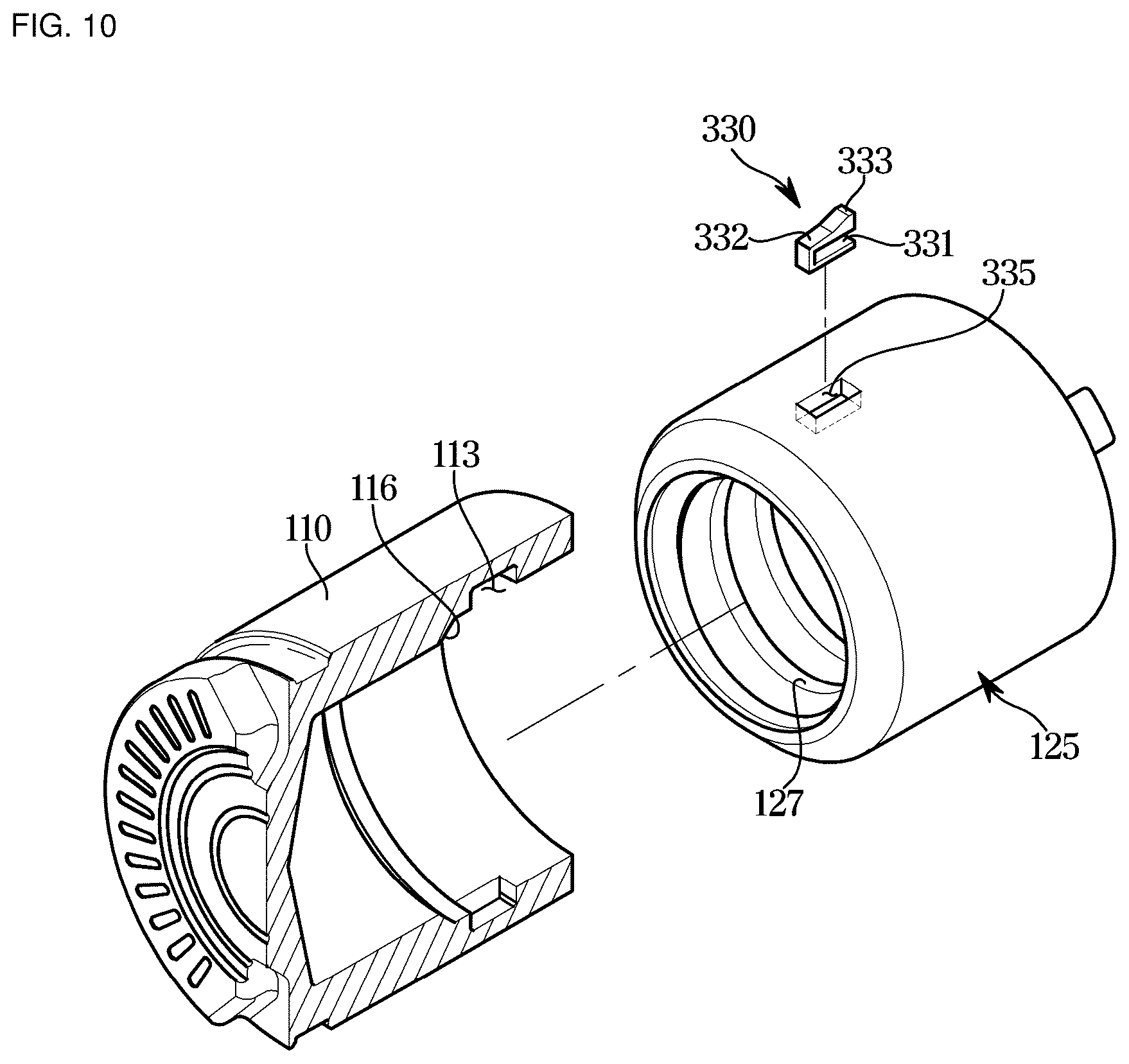 Patent US11815143 Figure 10 – Electromechanical brake
