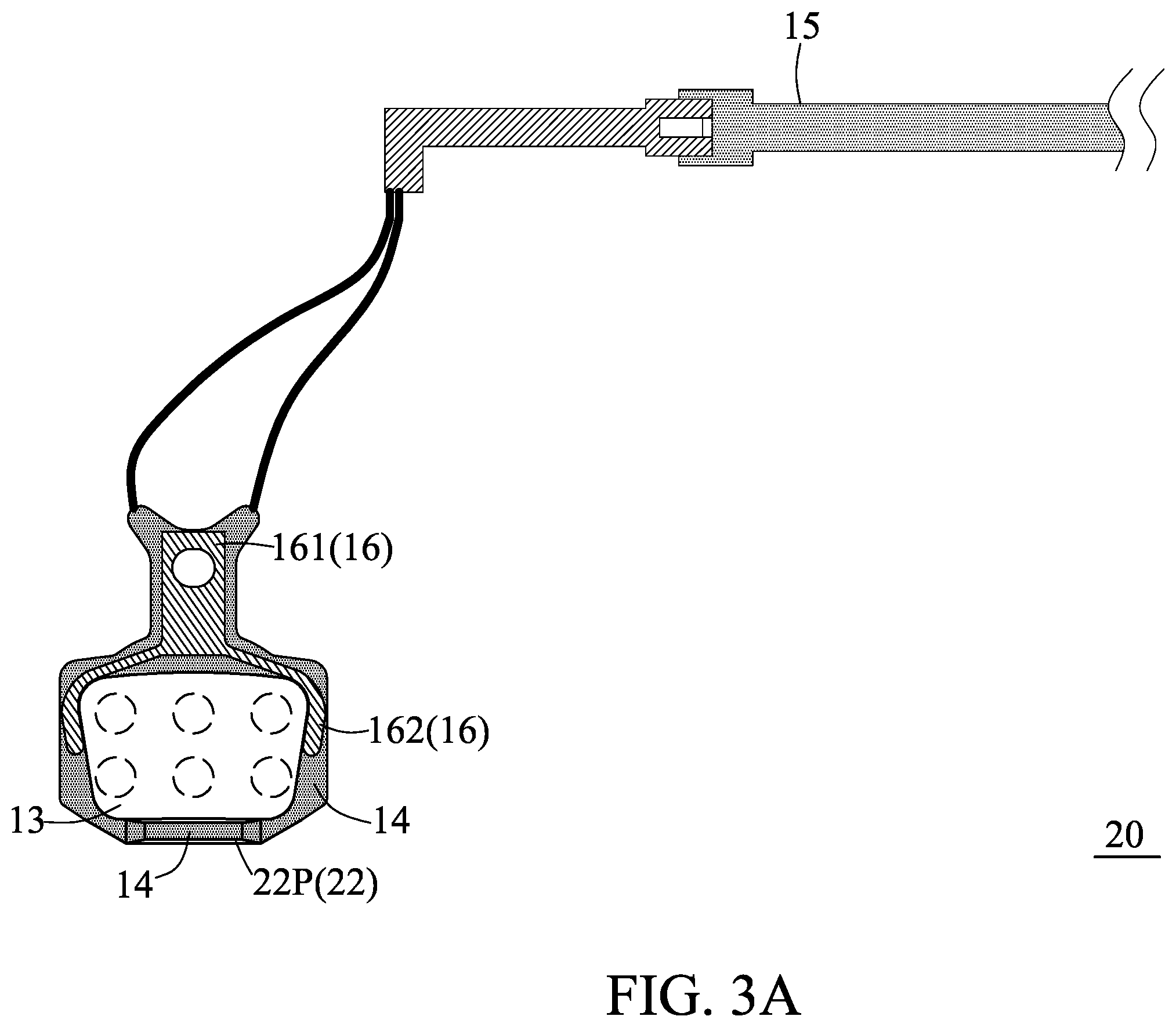 Patent US11815146 Figure 4 – Brake pad assembly