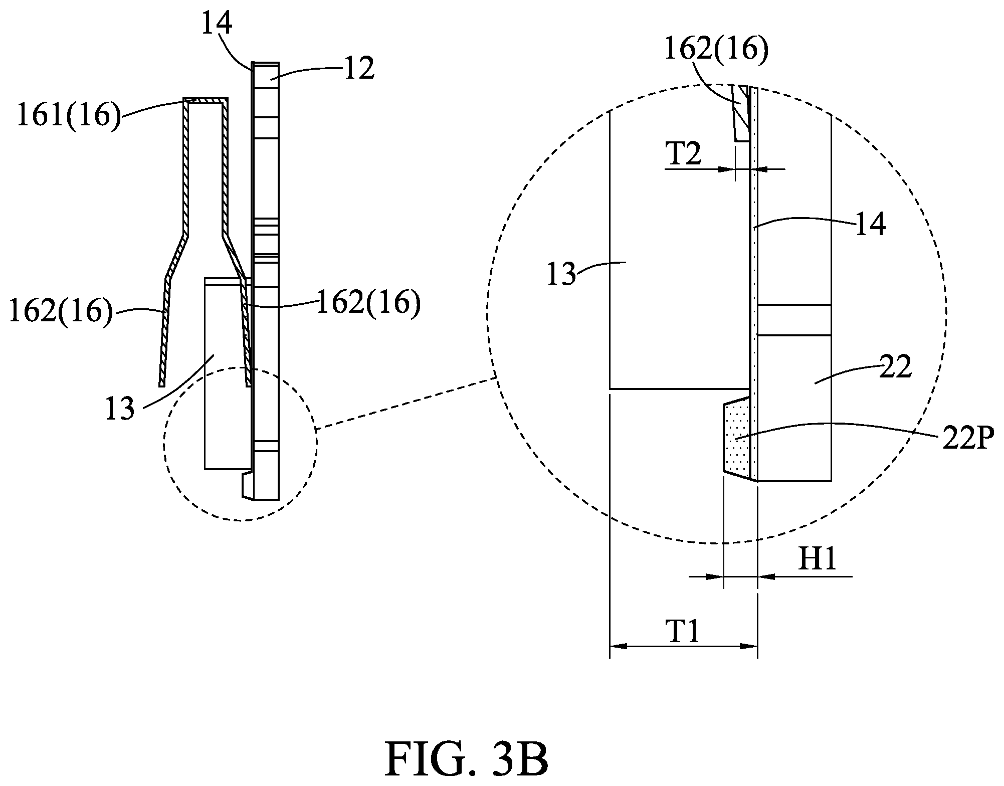 Patent US11815146 Figure 5 – Brake pad assembly