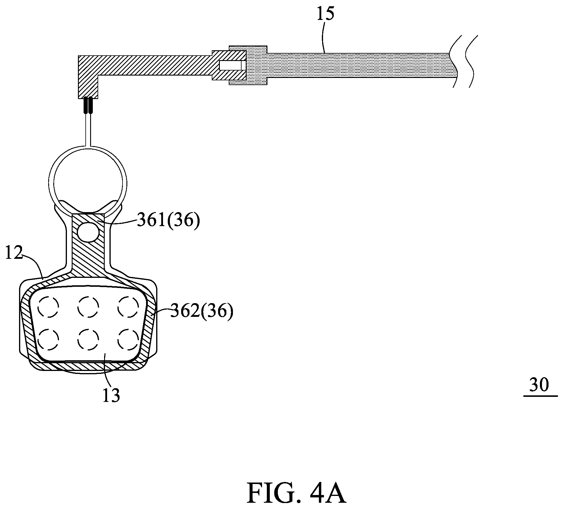 Patent US11815146 Figure 7 – Brake pad assembly